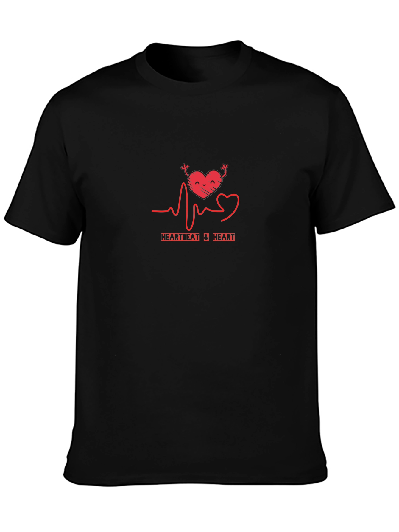 Heartbeat Heart Graphic T-Shirt