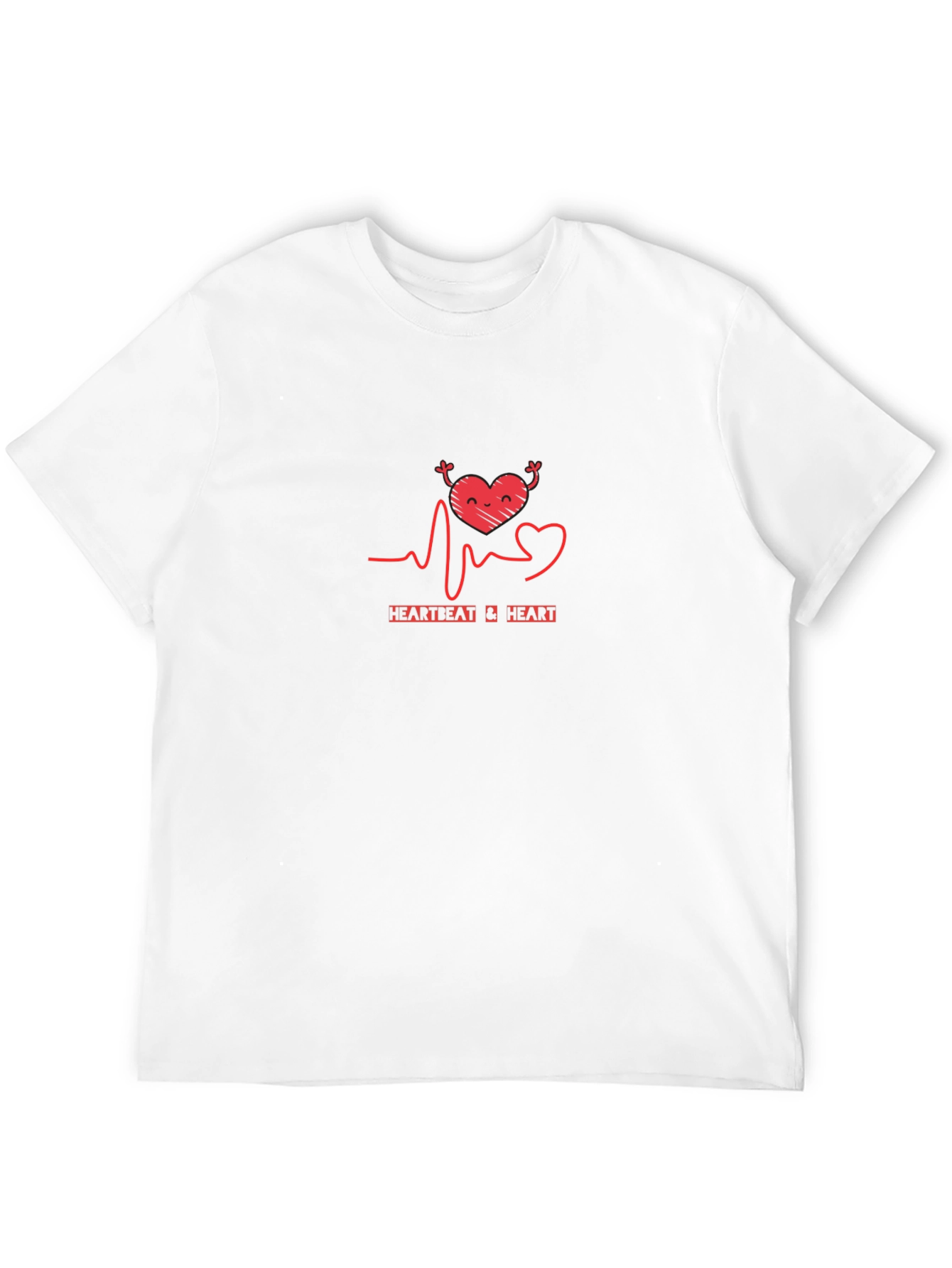 Heartbeat Heart Graphic T-Shirt