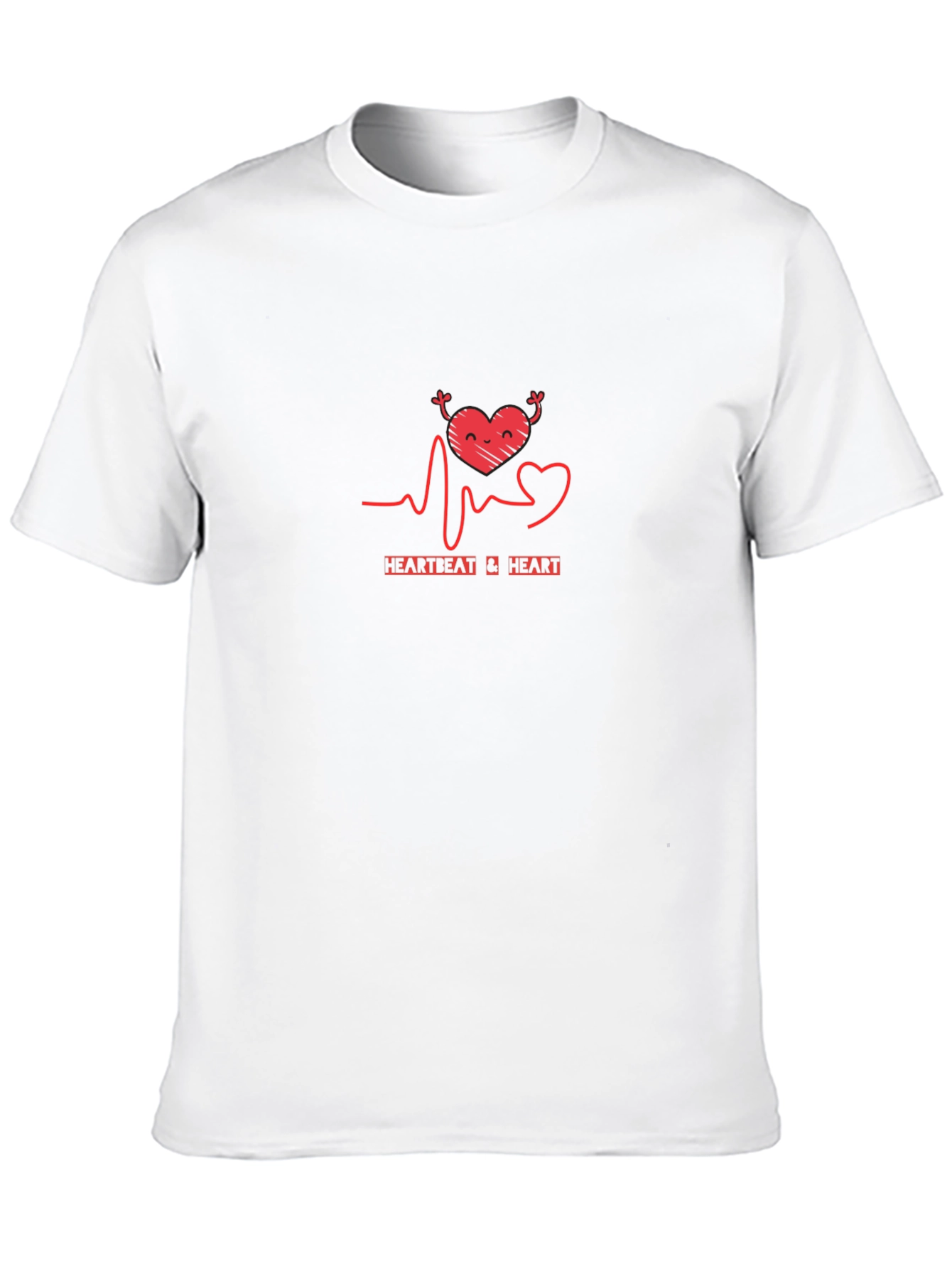 Heartbeat Heart Graphic T-Shirt