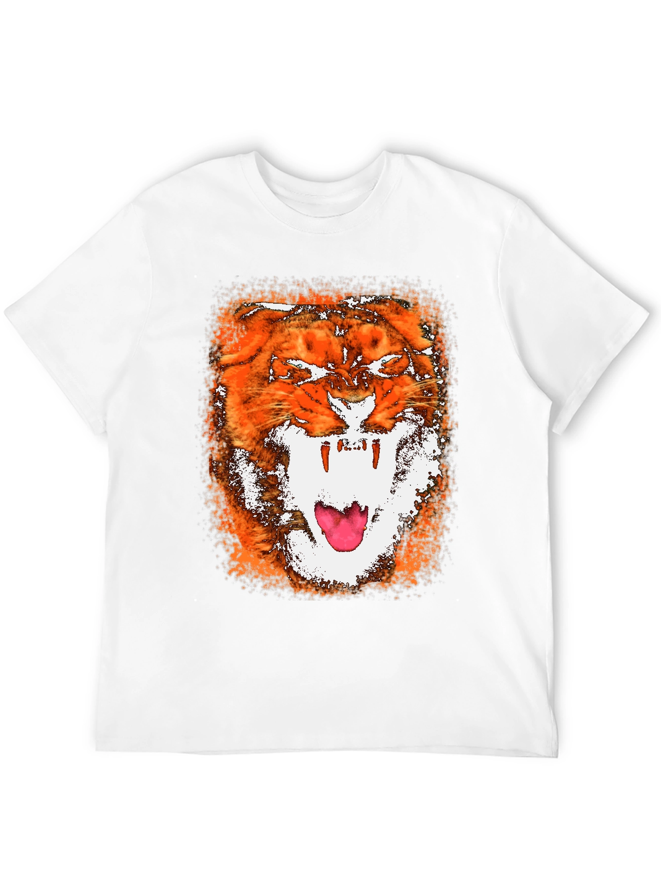 Roaring Tiger Graphic Black T-Shirt
