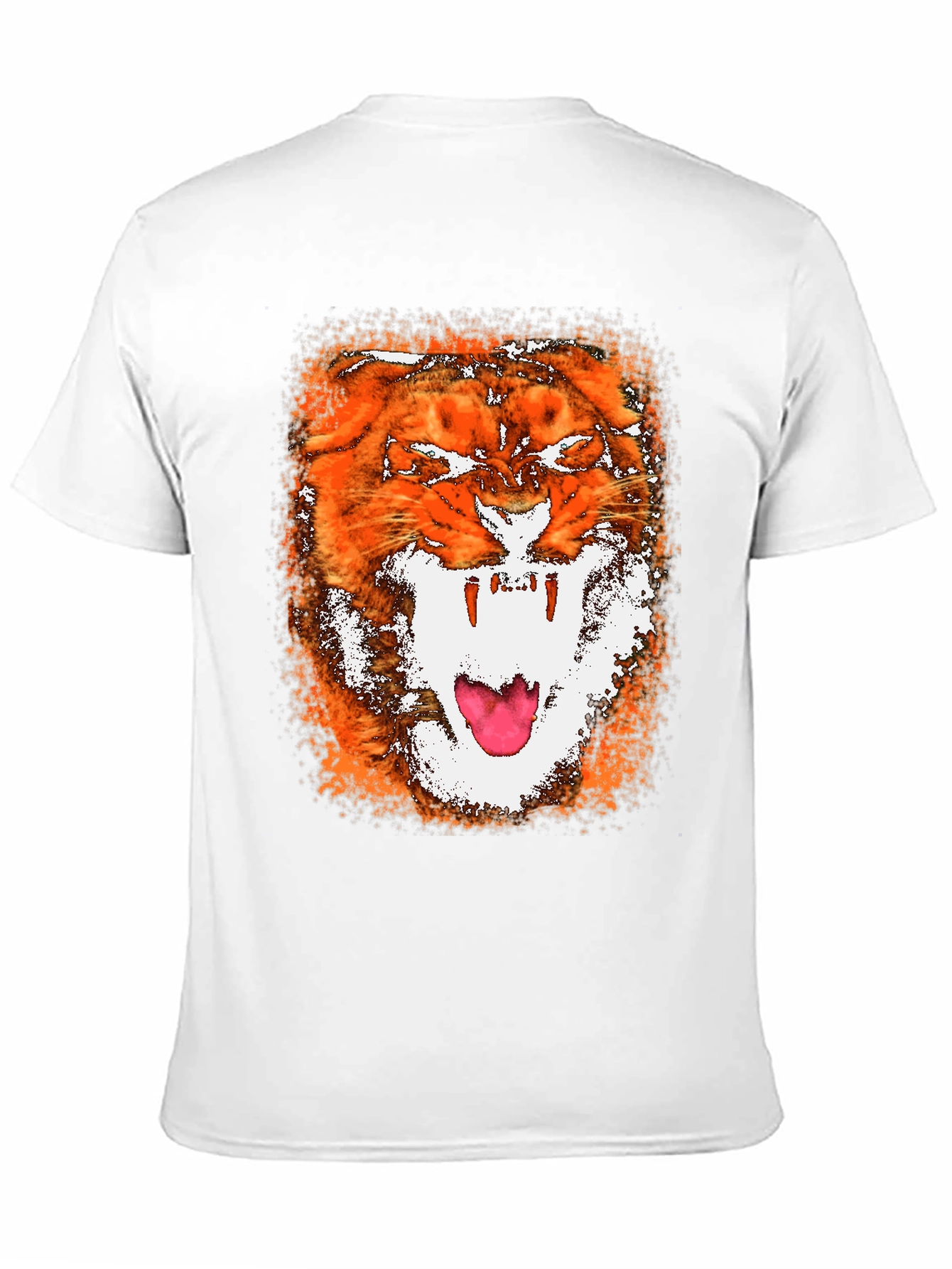 Roaring Tiger Graphic Black T-Shirt