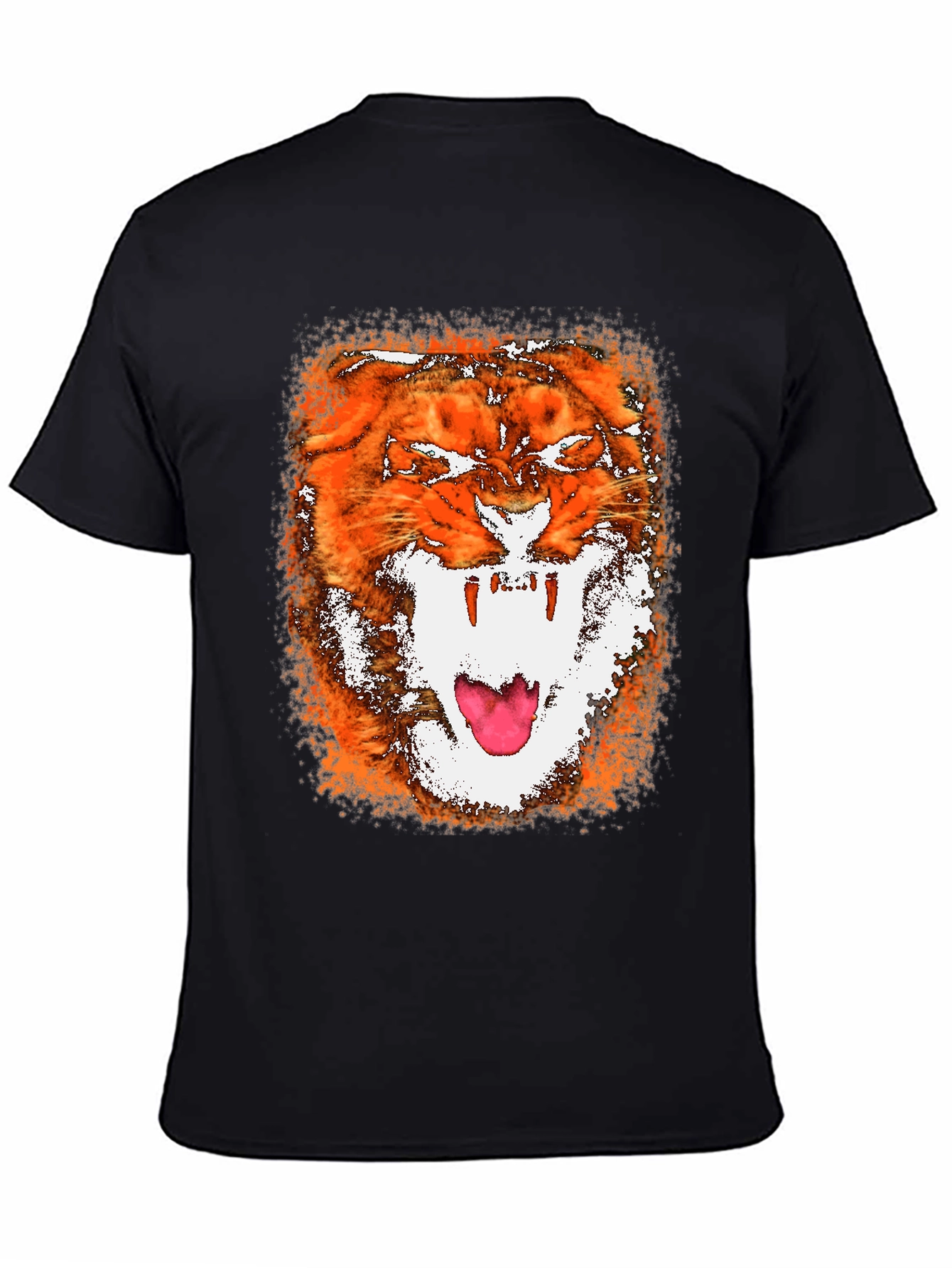 Roaring Tiger Graphic Black T-Shirt