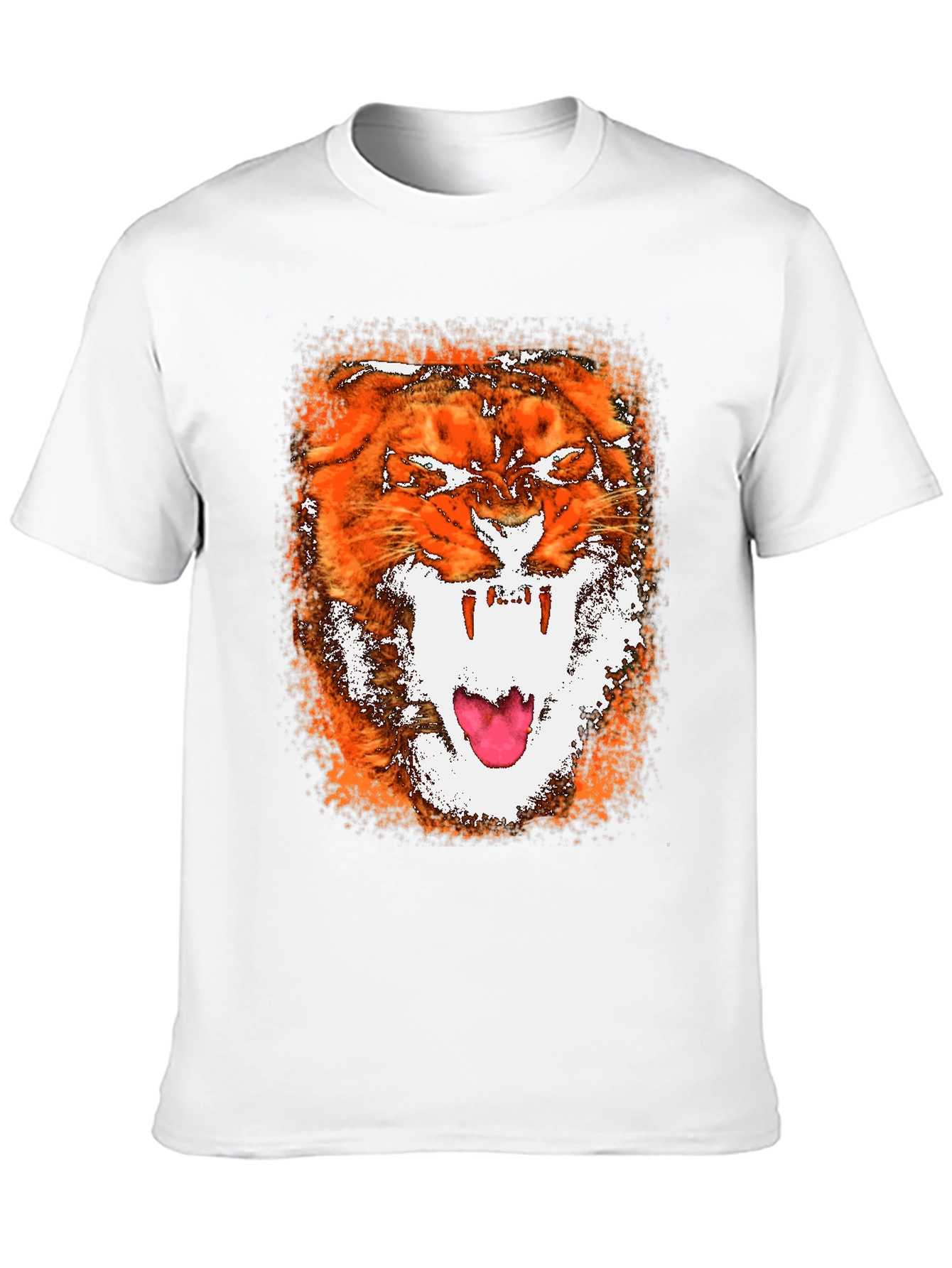 Roaring Tiger Graphic Black T-Shirt