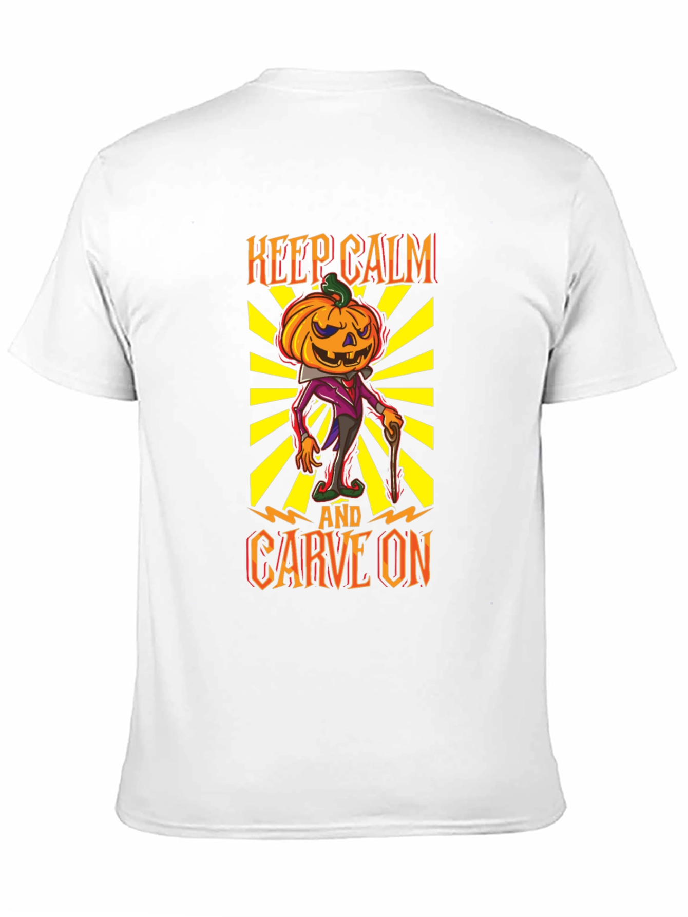 Keep Calm and Carve On Halloween T-Shirt