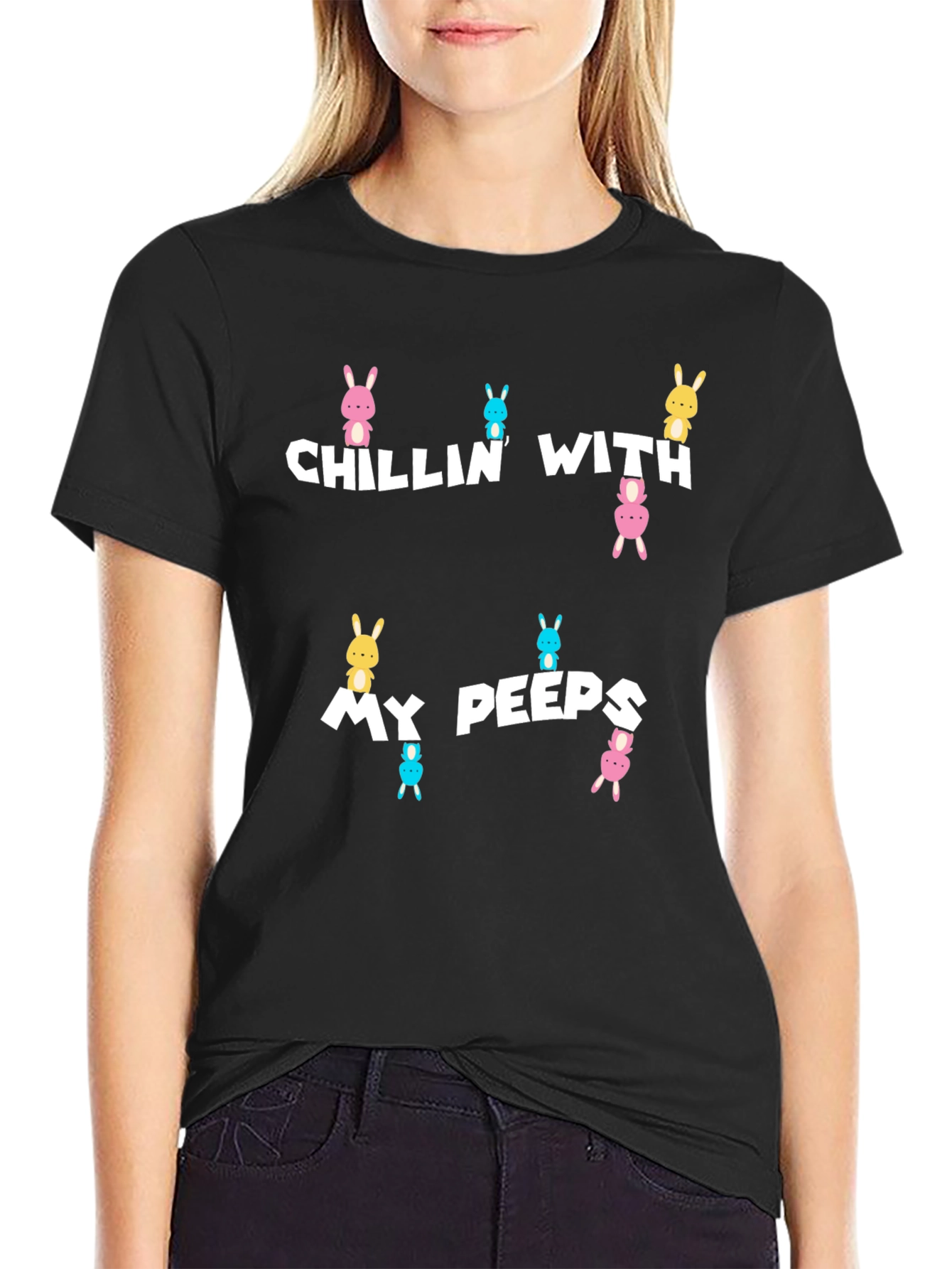 Chillin with My Peeps Easter T-Shirt