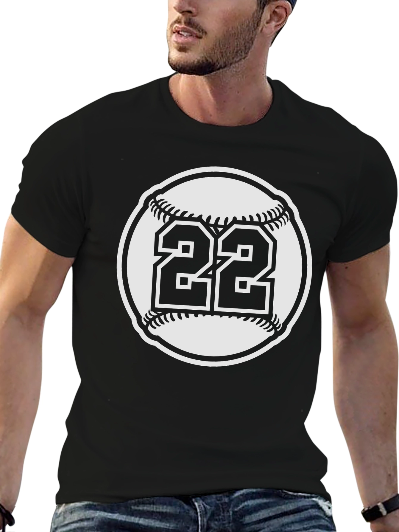 Baseball Number 22 T-Shirt