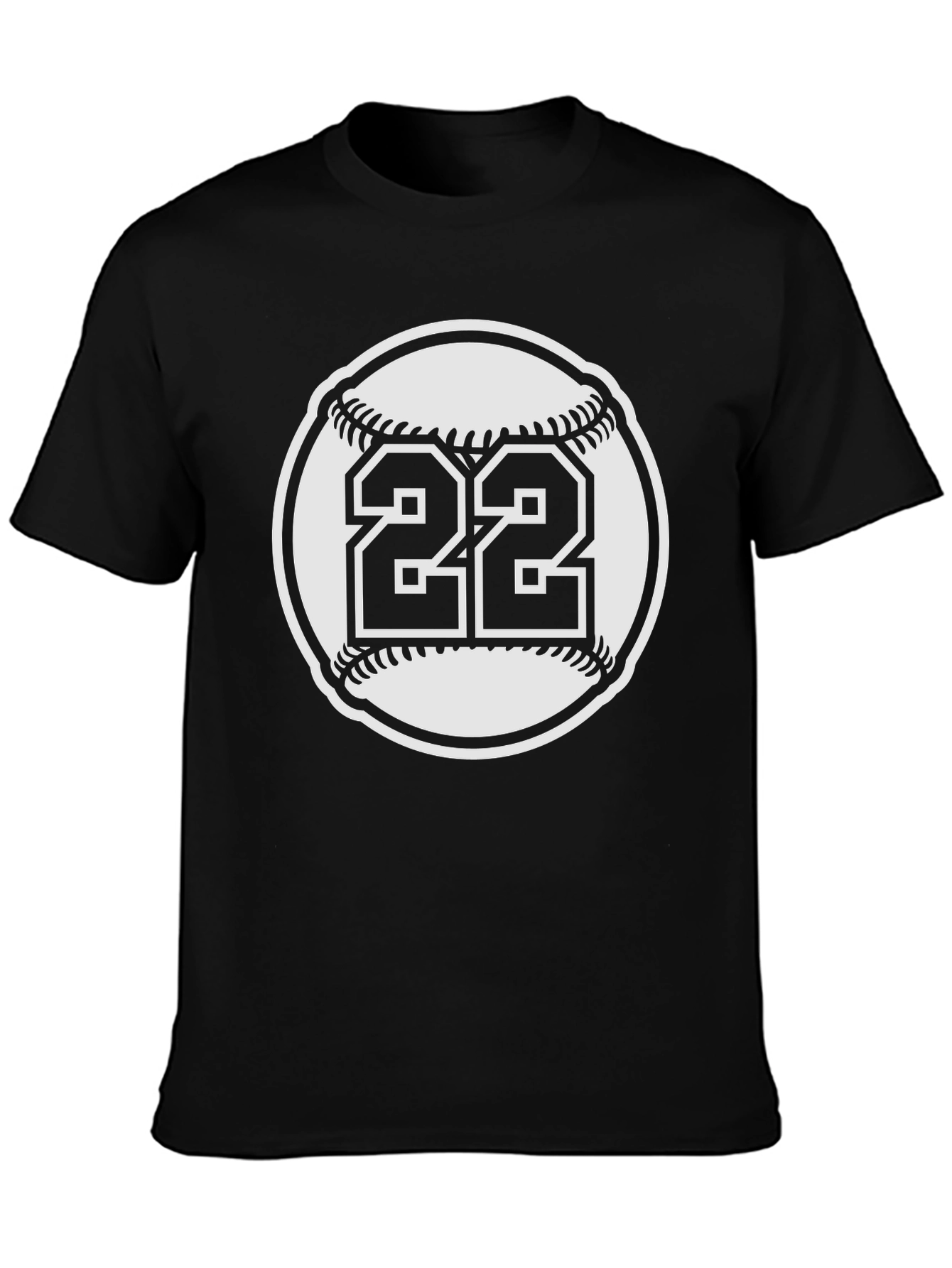 Baseball Number 22 T-Shirt