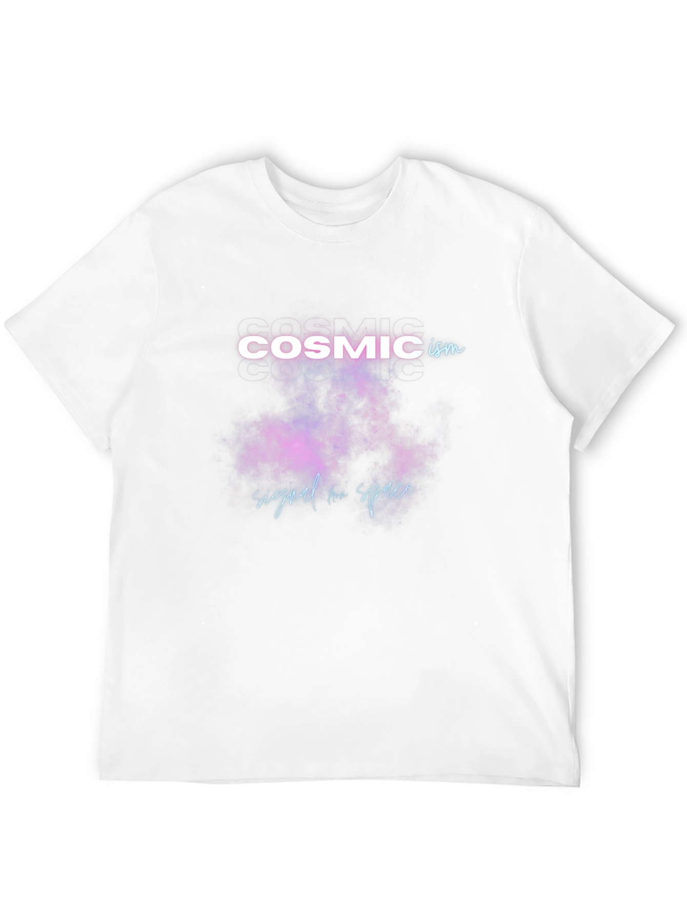Cosmicism Graphic Tee - Signal from Space Black T-Shirt