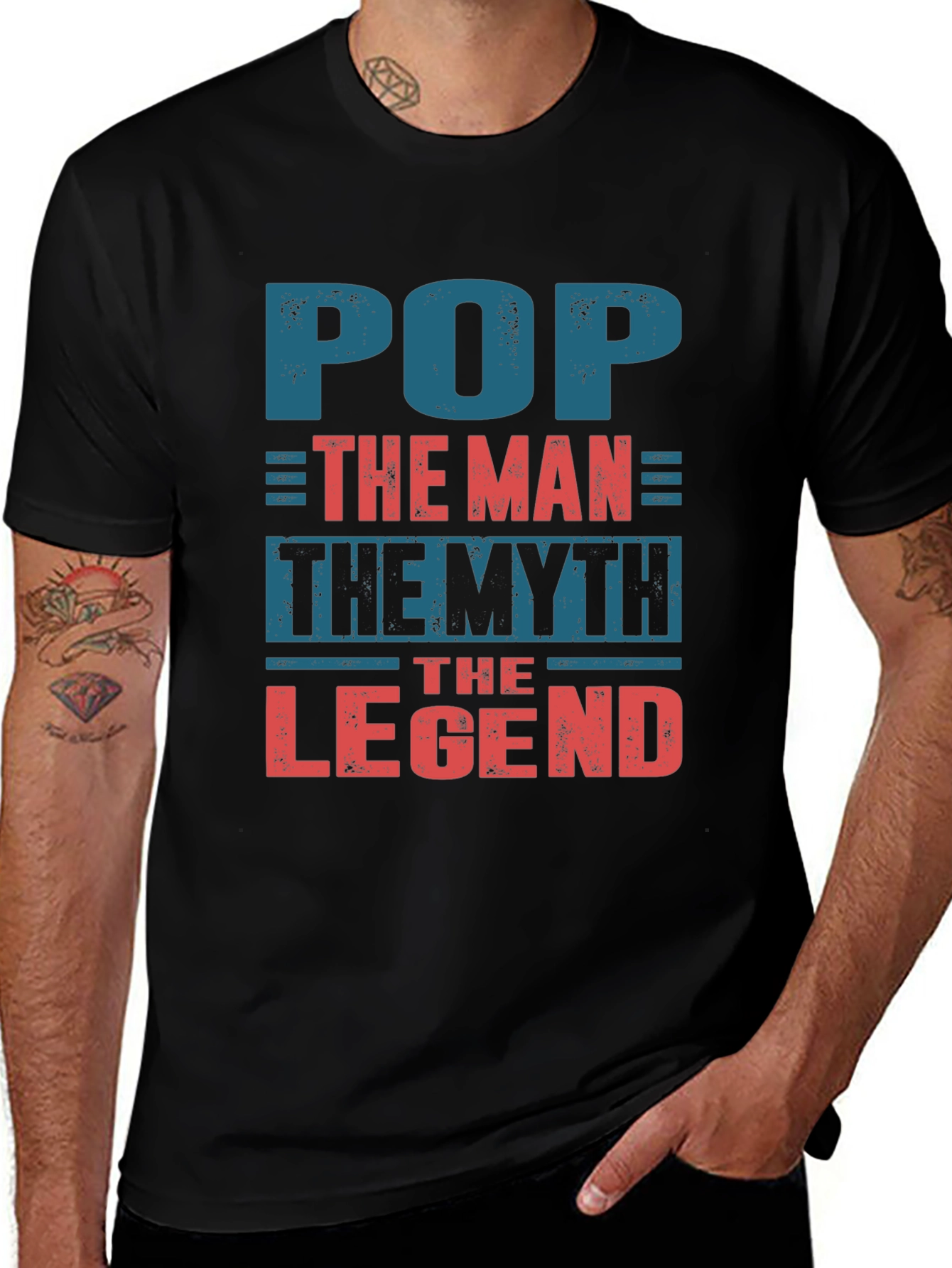 Pop The Man The Myth The Legend T-Shirt