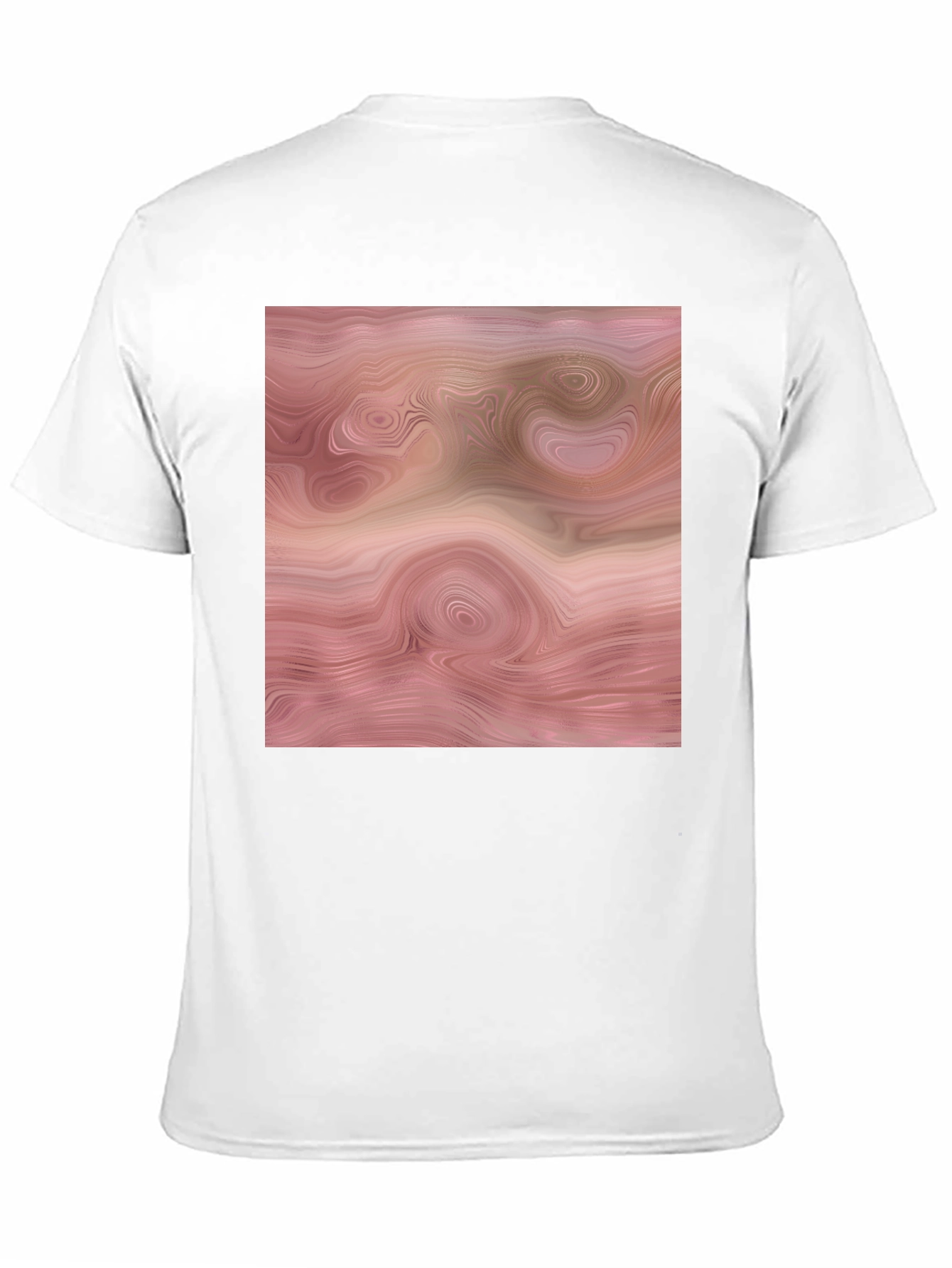 Abstract Swirl Graphic Tee - Modern Casual Style