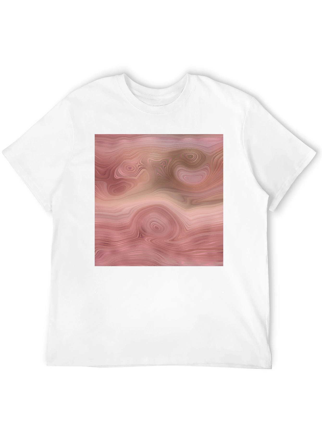 Abstract Swirl Graphic Tee - Modern Casual Style