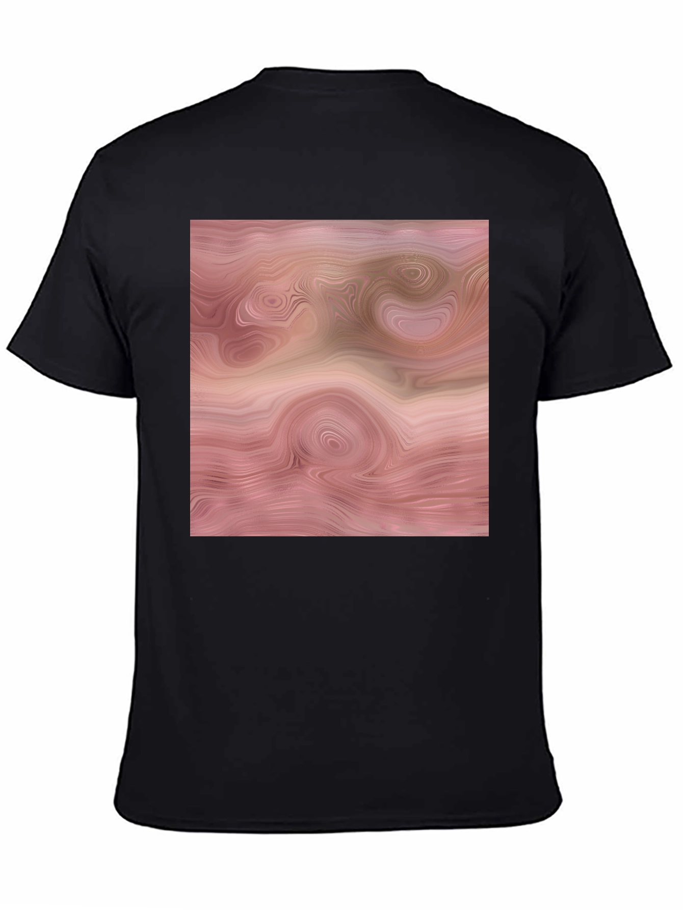 Abstract Swirl Graphic Tee - Modern Casual Style