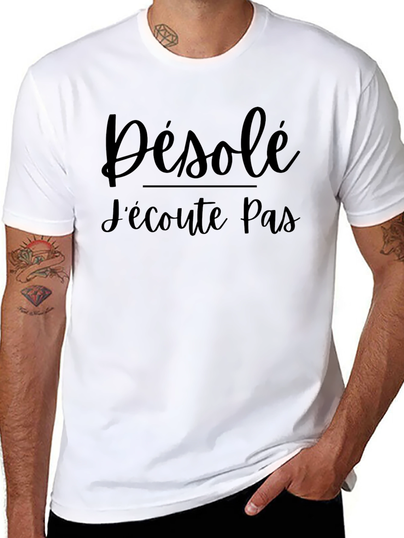 Désolé Je nécoute pas T-Shirt