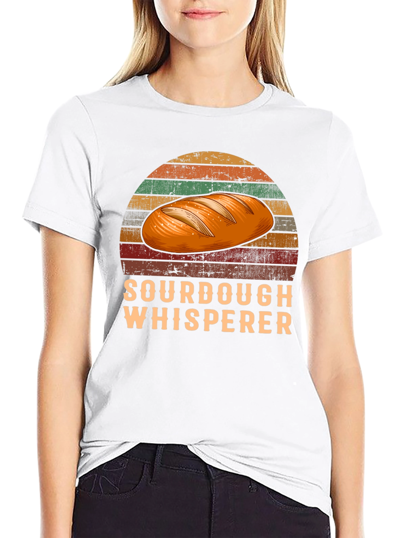 Sourdough Whisperer Retro Graphic T-Shirt