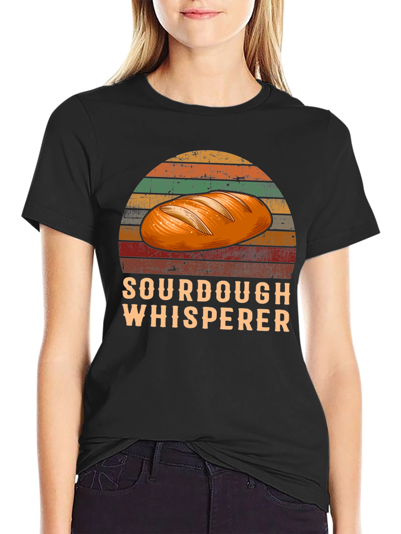 Sourdough Whisperer Retro Graphic T-Shirt