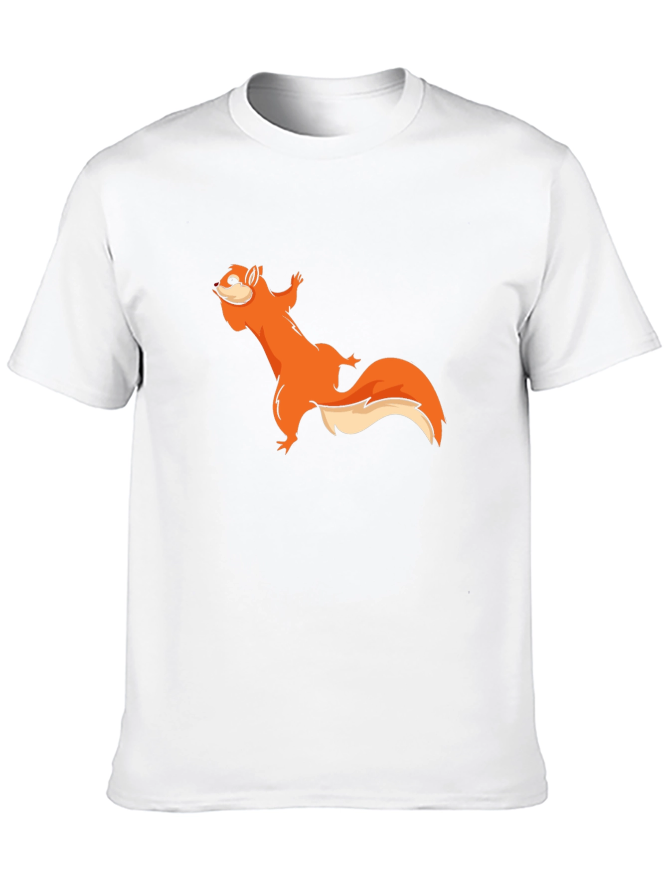 Squirrel Graphic Black T-Shirt - Unisex