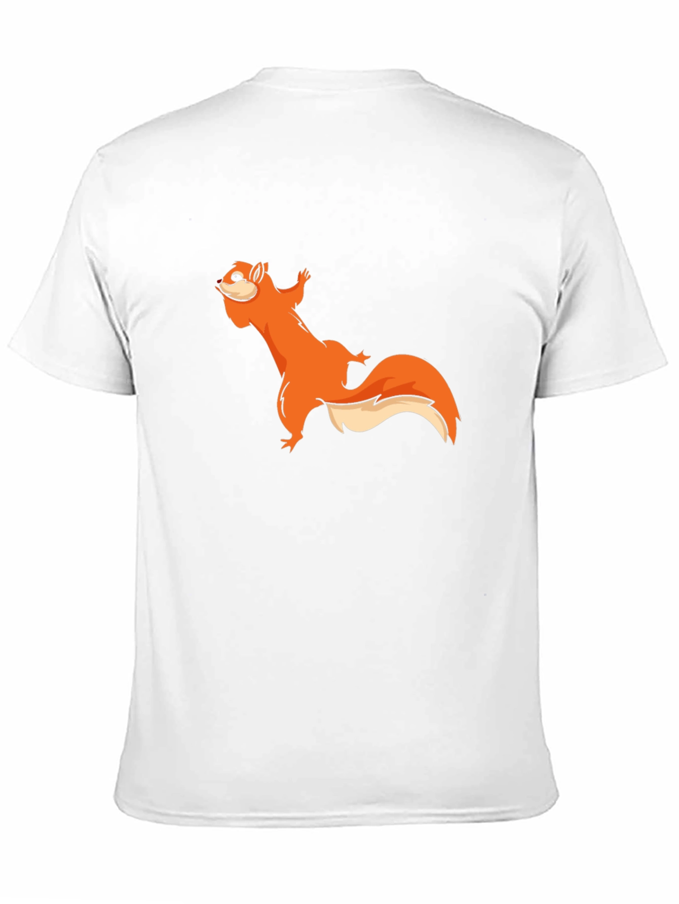 Squirrel Graphic Black T-Shirt - Unisex