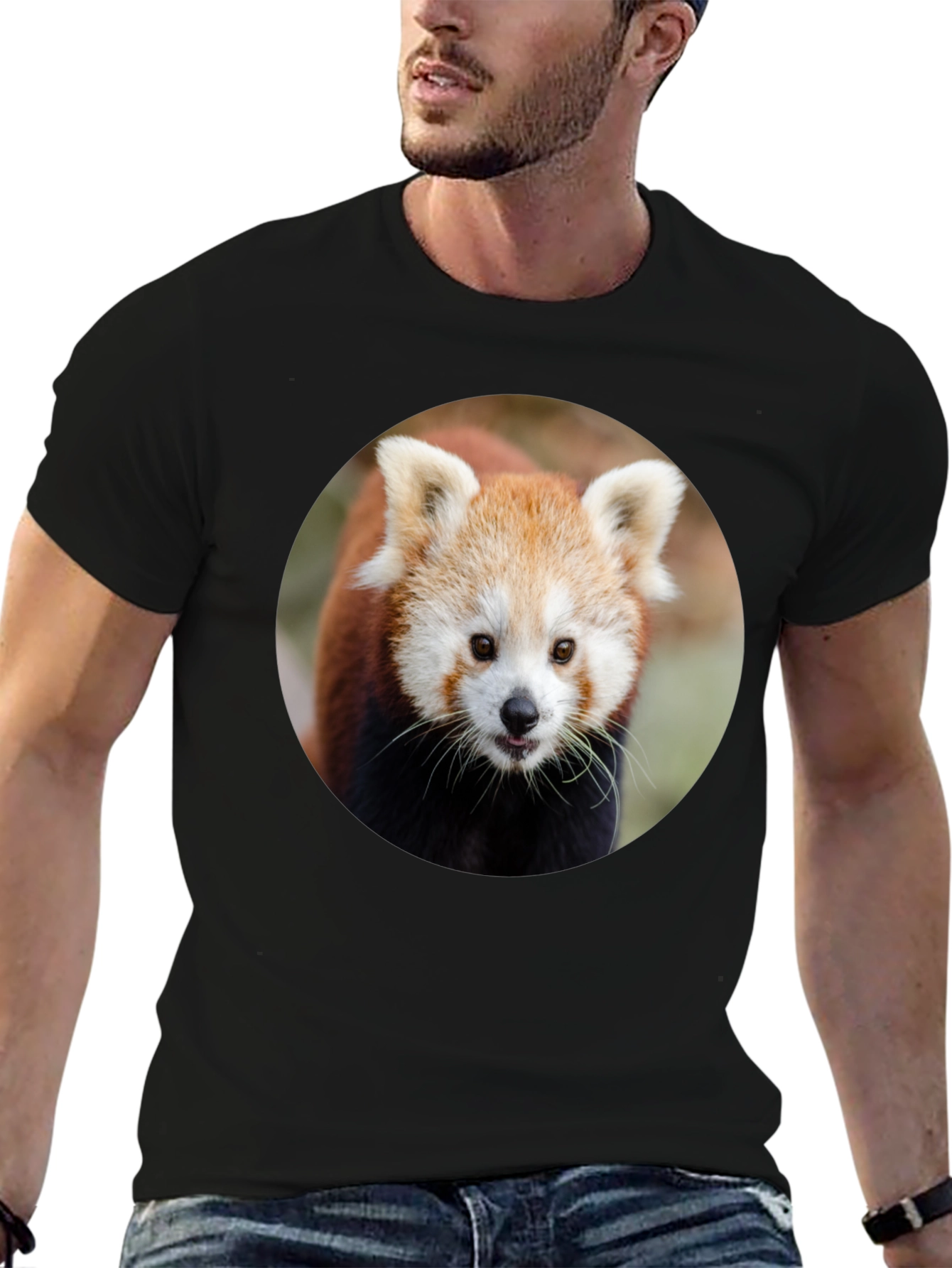 Red Panda Graphic Tee - Stylish Animal Lover T-Shirt