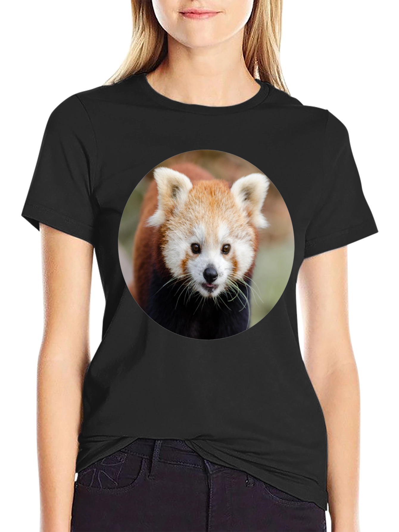 Red Panda Graphic Tee - Stylish Animal Lover T-Shirt