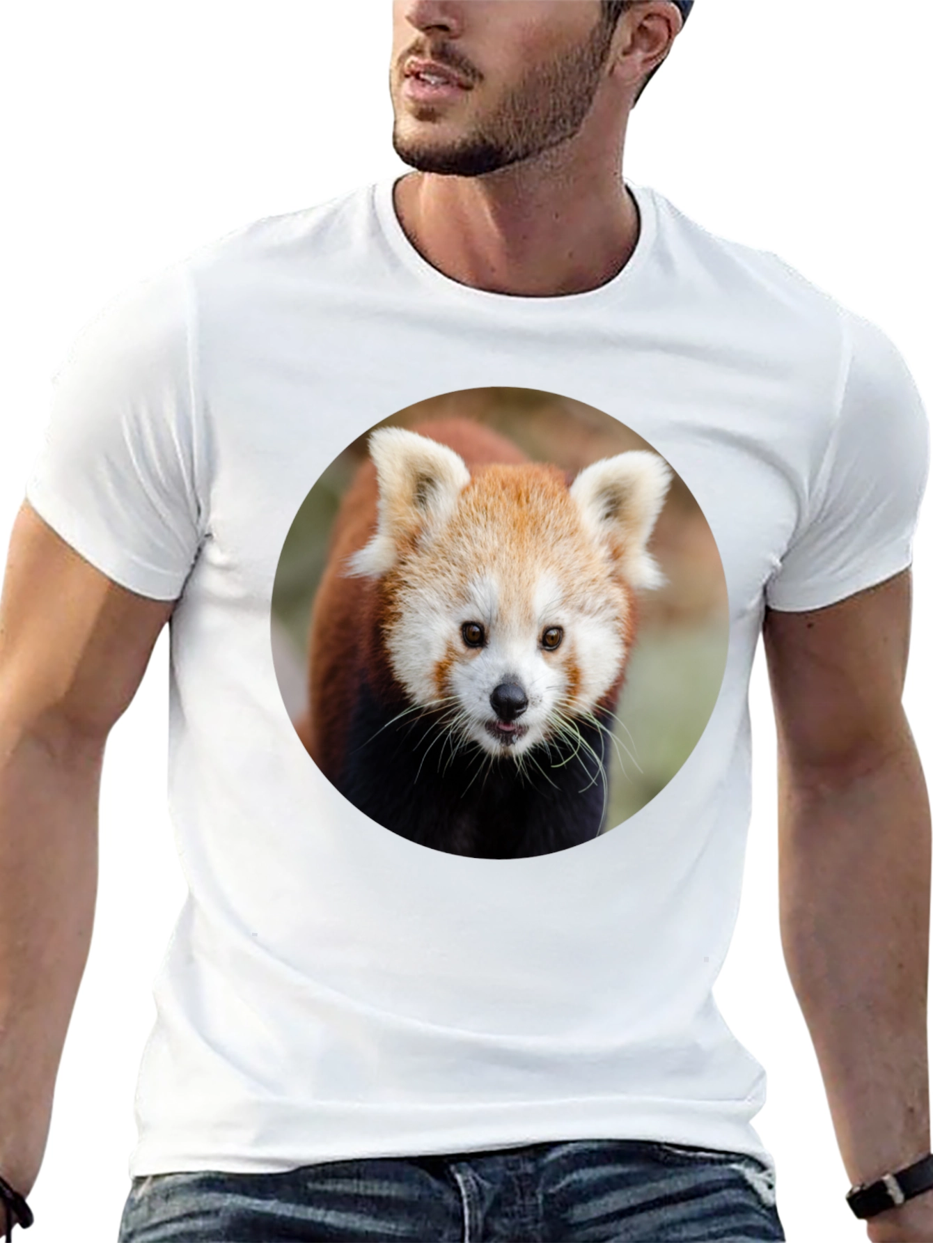 Red Panda Graphic Tee - Stylish Animal Lover T-Shirt