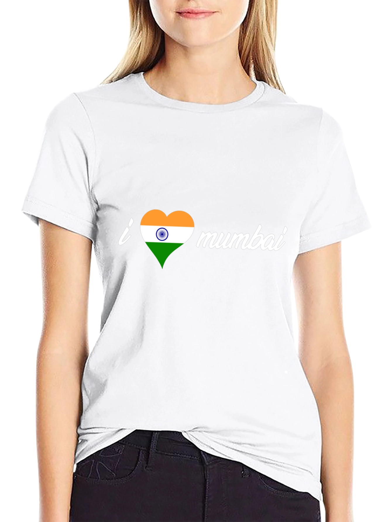 I Heart Mumbai Black T-Shirt