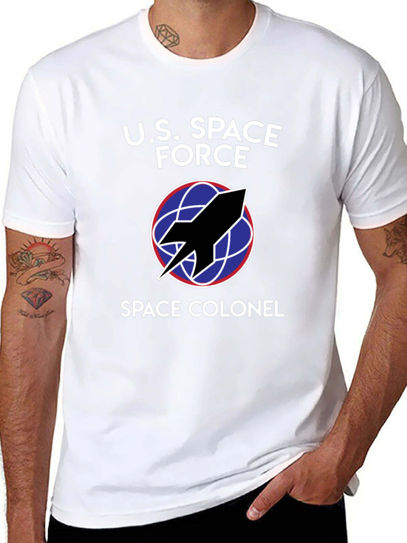 U.S. Space Force Space Colonel Graphic T-Shirt