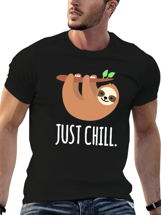 Just Chill Sloth Graphic Tee