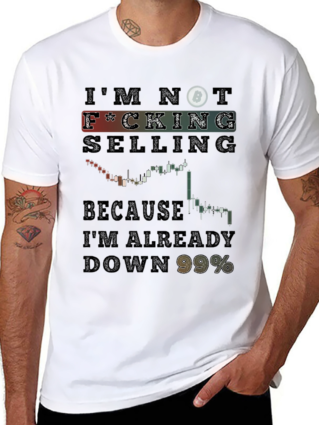 Bitcoin Crypto Trader T-Shirt - Im Not Selling!