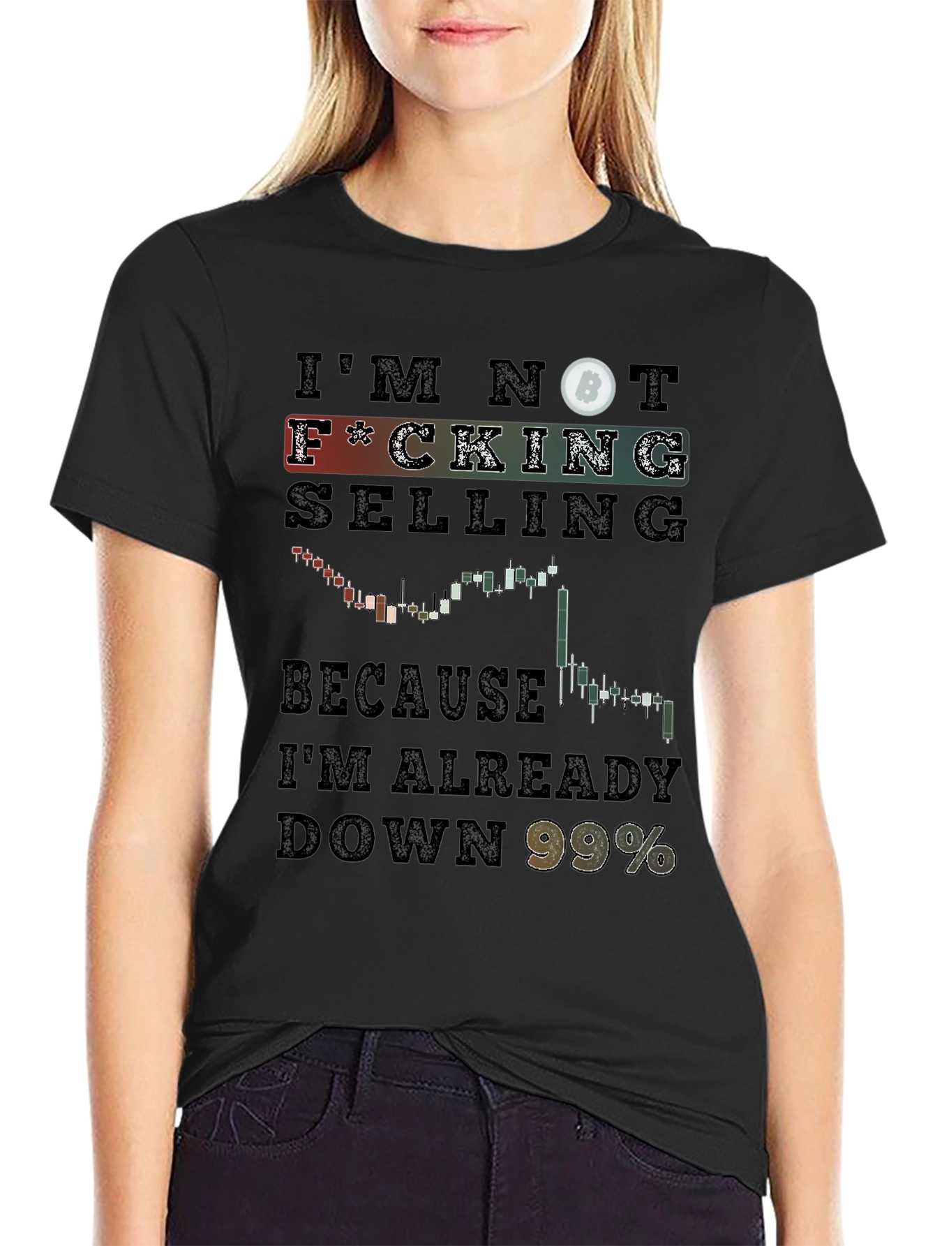 Bitcoin Crypto Trader T-Shirt - Im Not Selling!