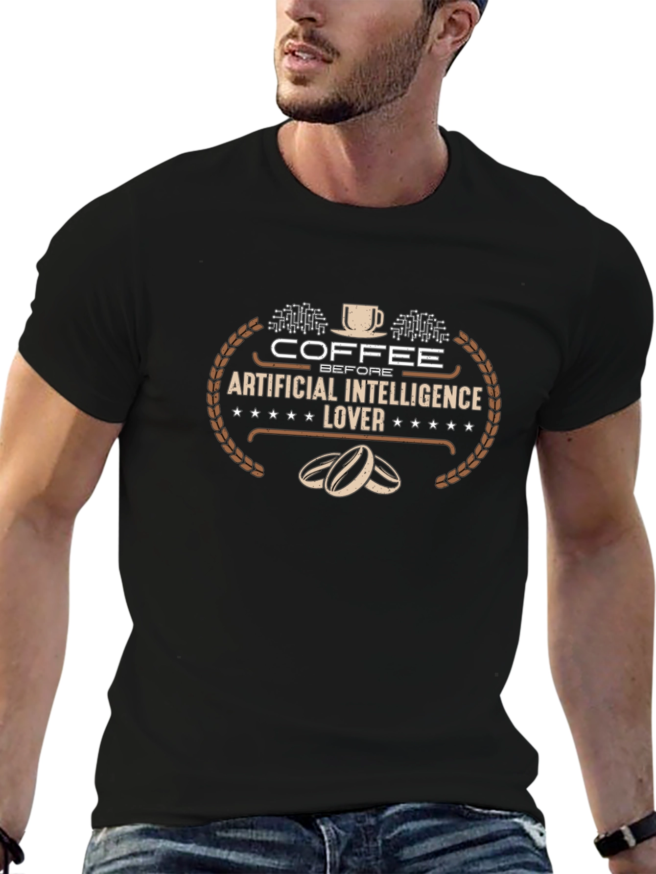 Coffee Before AI T-Shirt