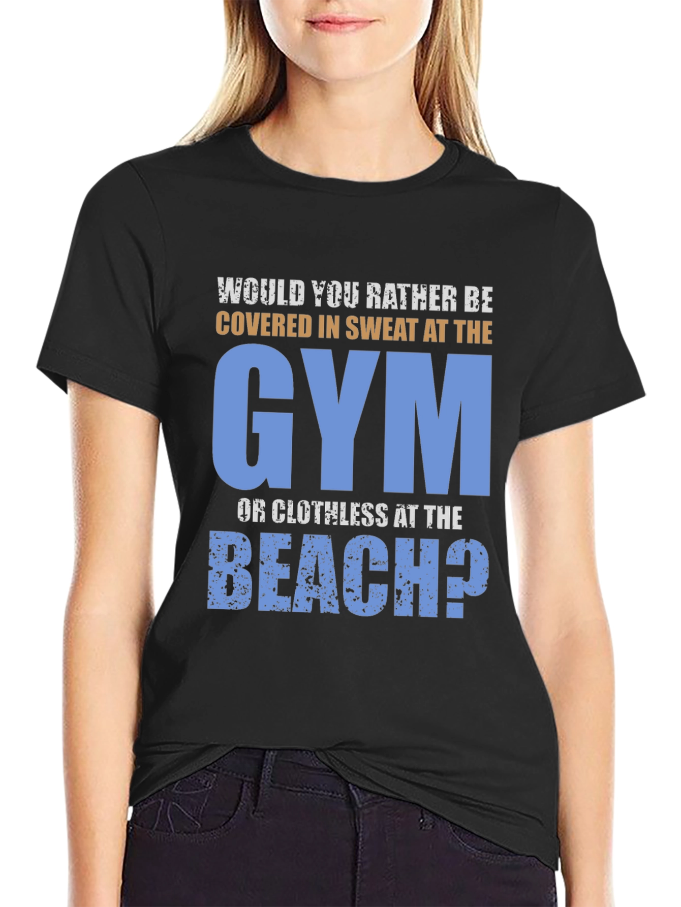 Gym or Beach Mens T-Shirt