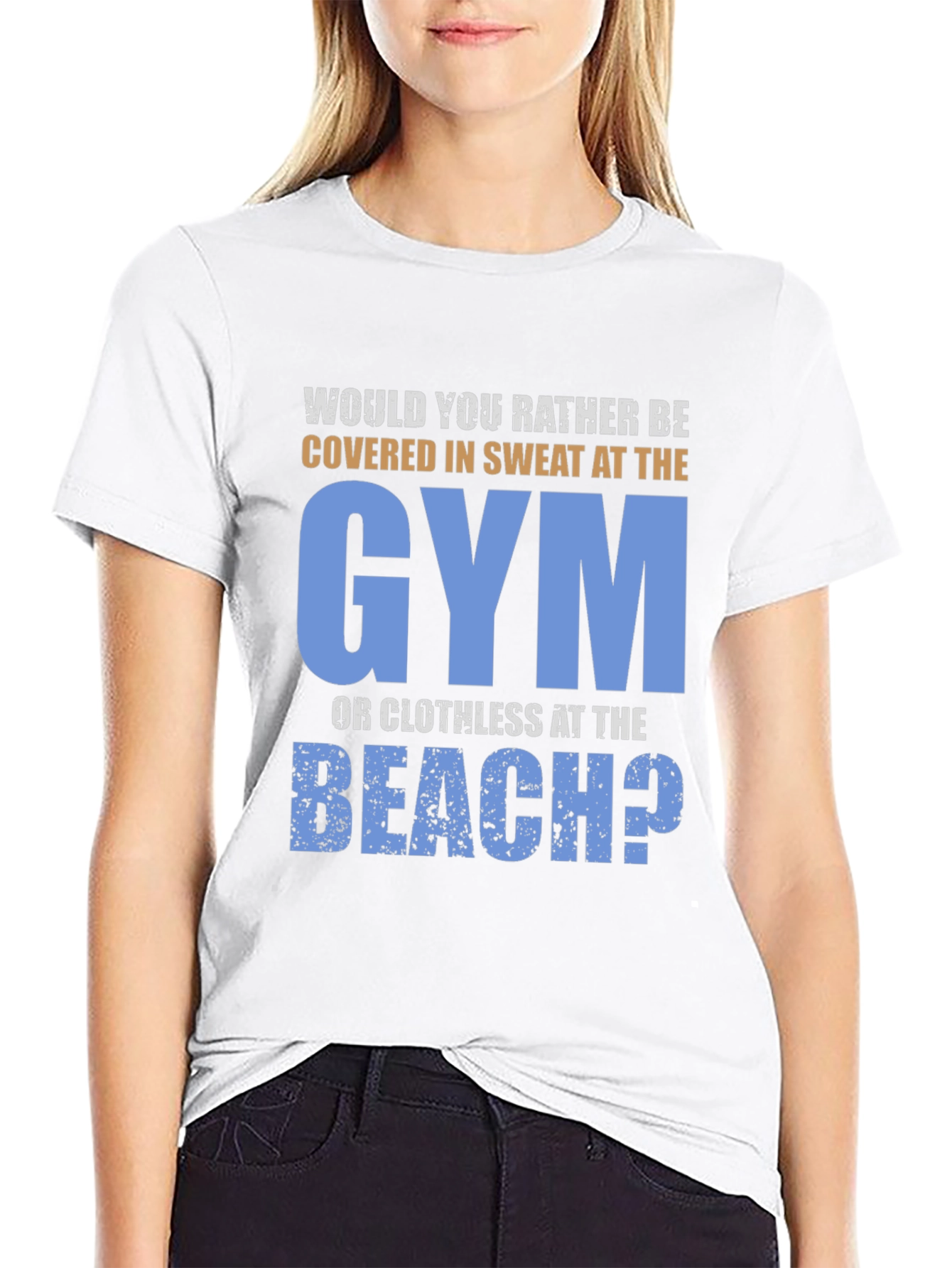 Gym or Beach Mens T-Shirt