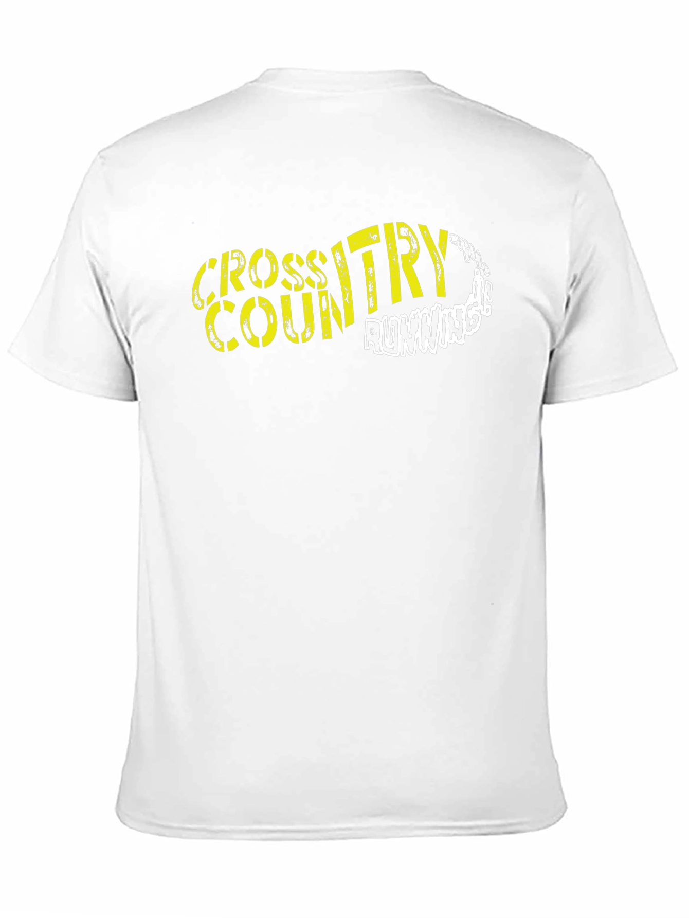 Cross Country Running Black Graphic Tee