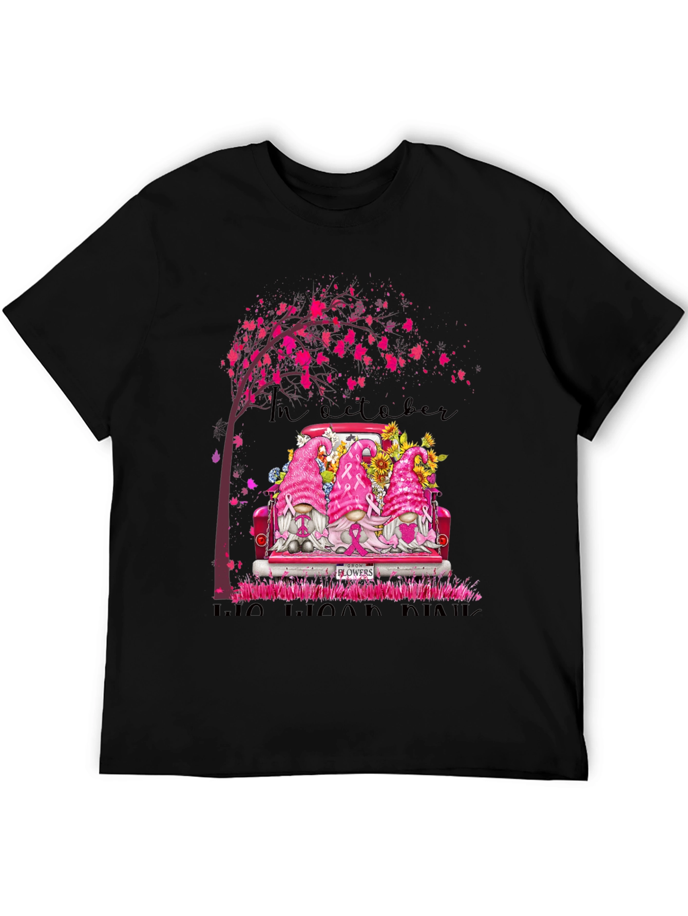 In October We Grow Pink T-Shirt