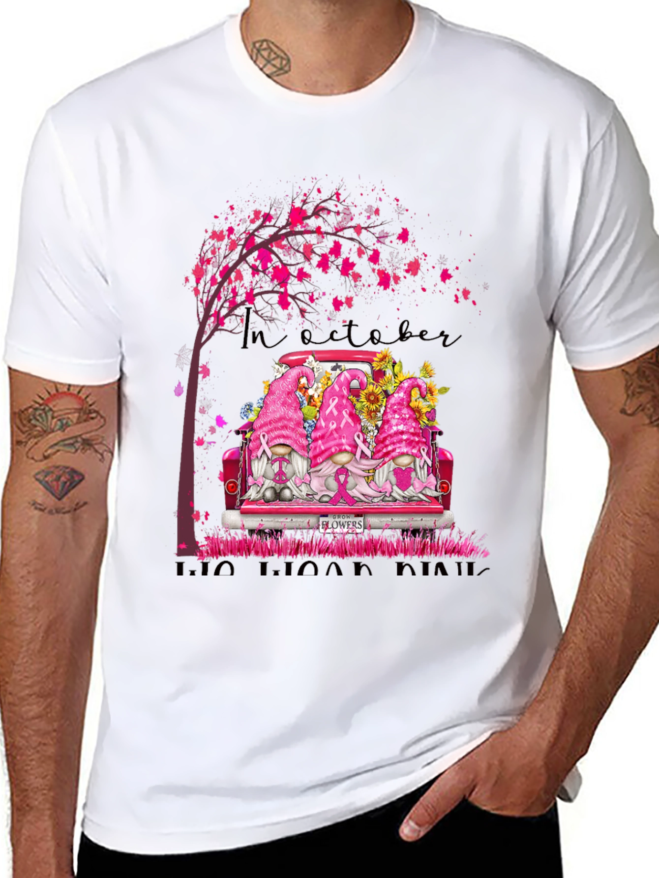 In October We Grow Pink T-Shirt