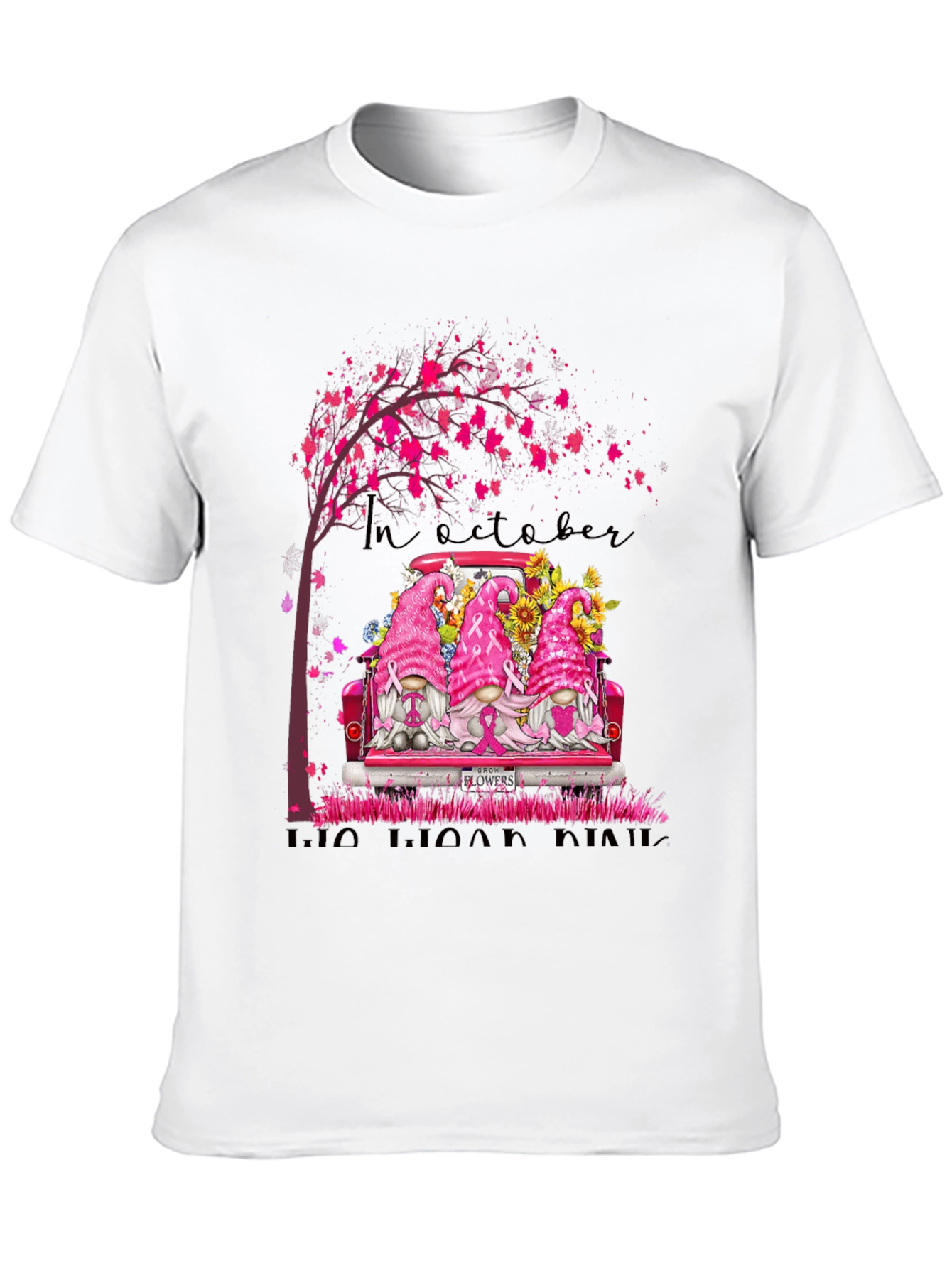 In October We Grow Pink T-Shirt