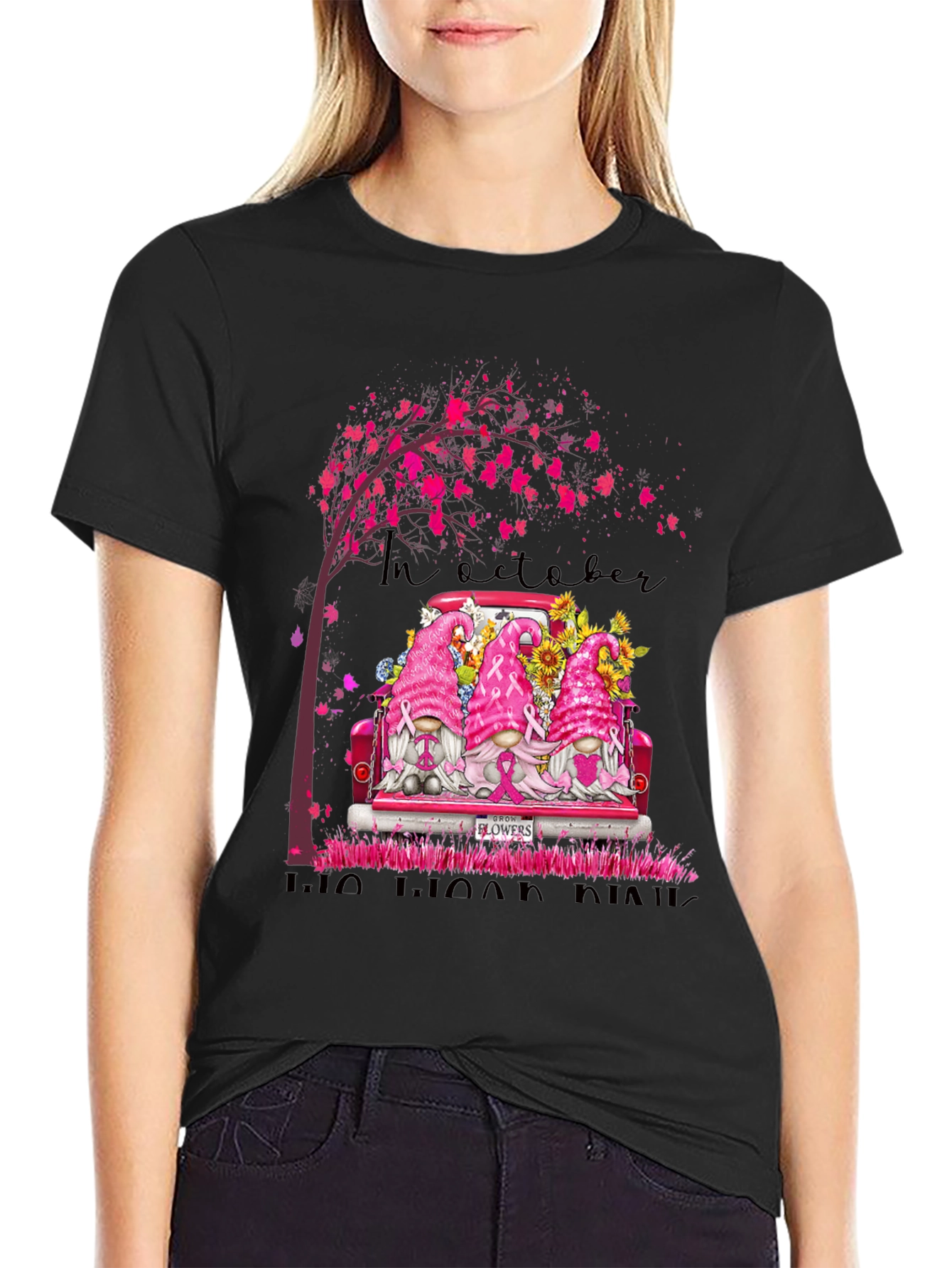 In October We Grow Pink T-Shirt