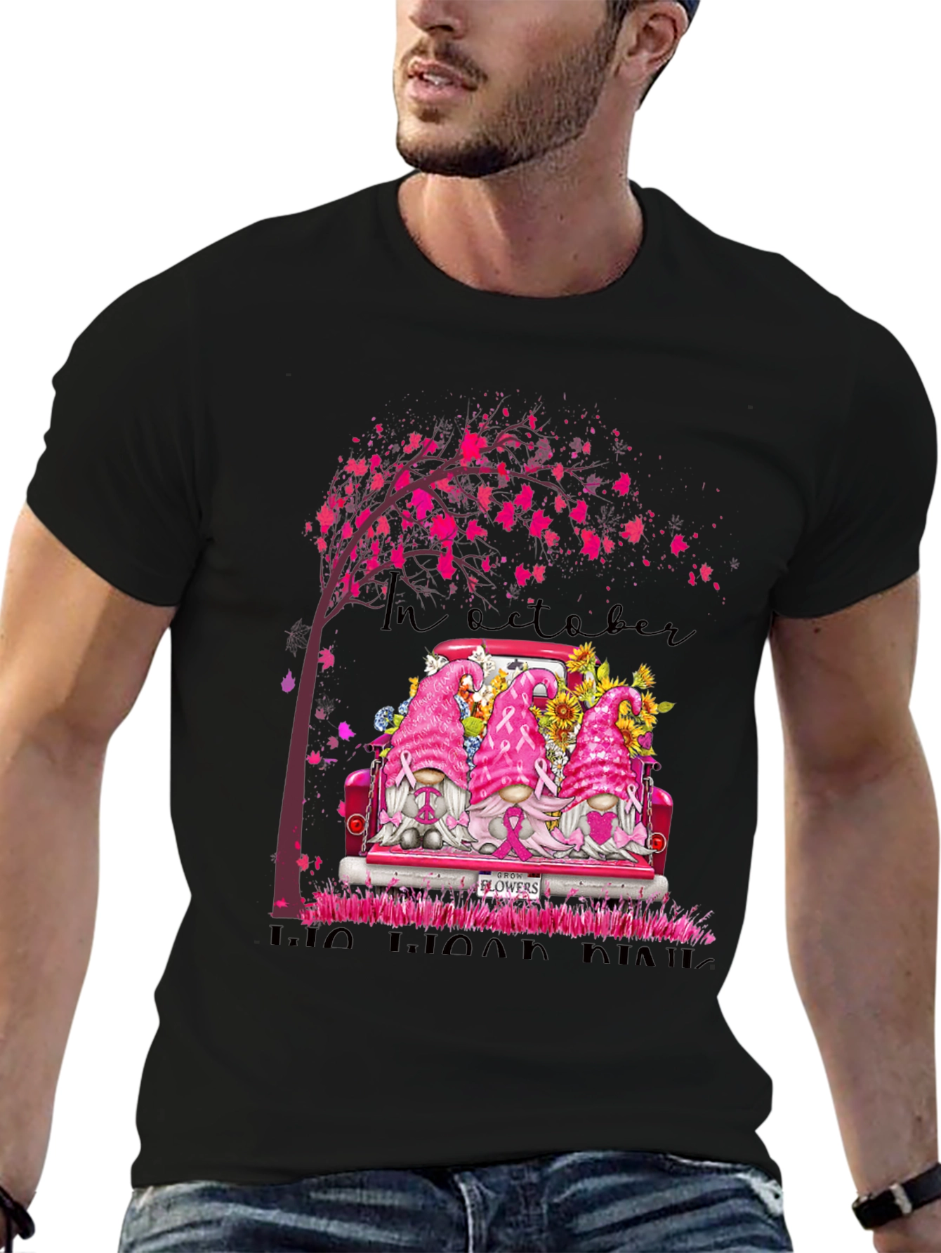 In October We Grow Pink T-Shirt