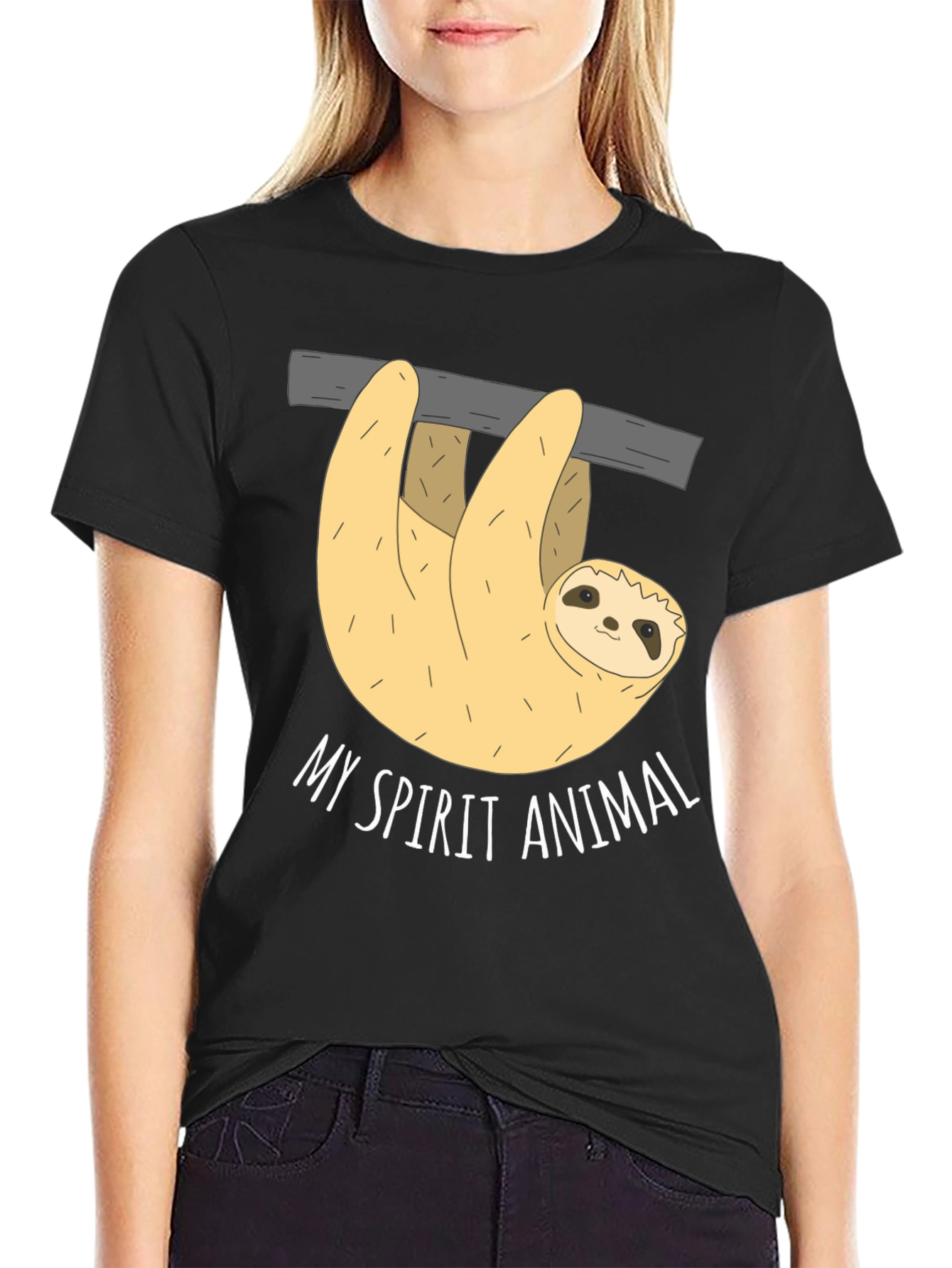 My Spirit Animal Sloth Graphic T-Shirt