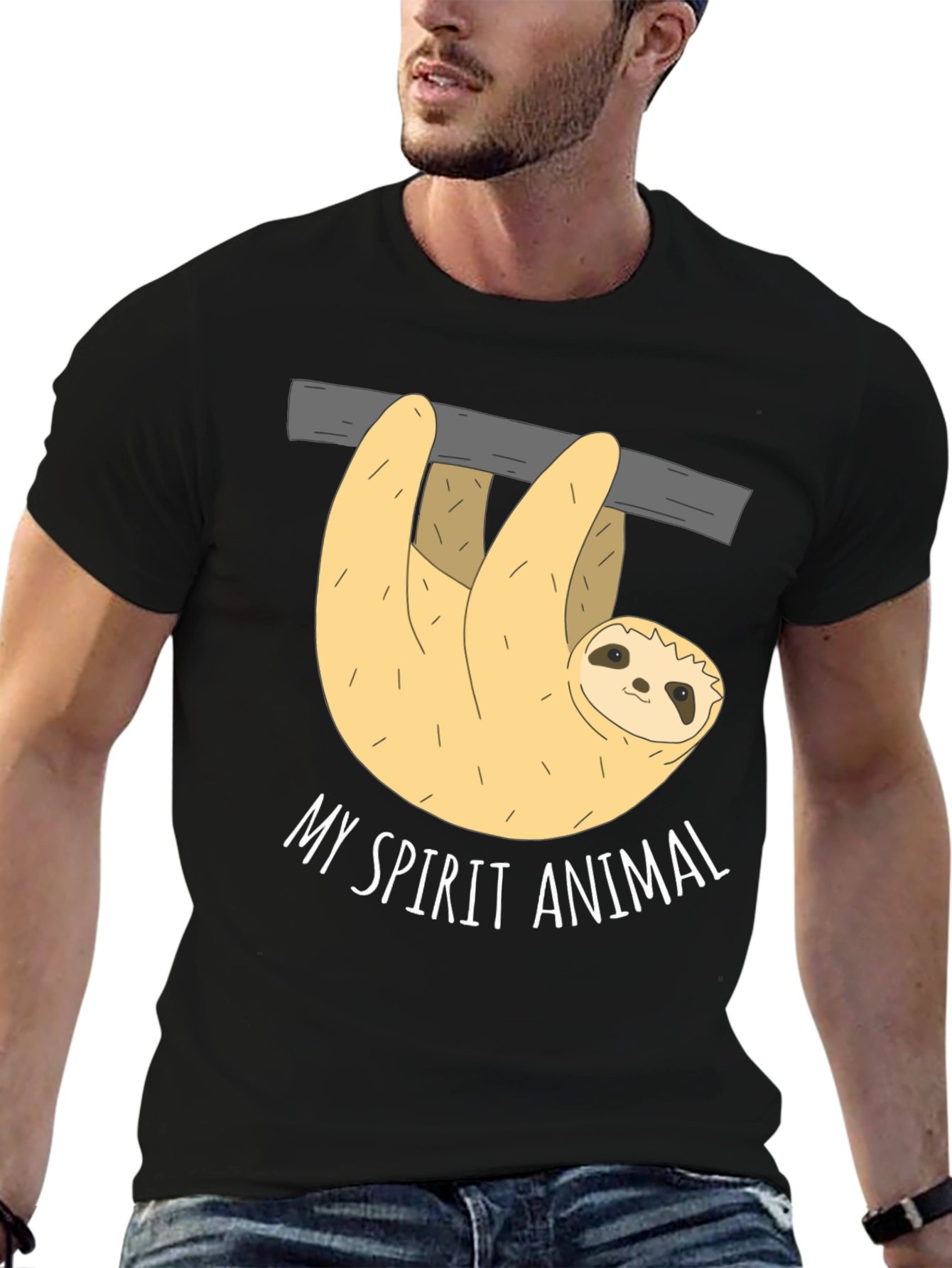 My Spirit Animal Sloth Graphic T-Shirt