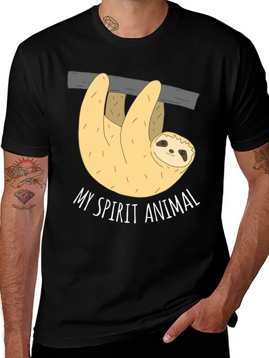 My Spirit Animal Sloth Graphic T-Shirt