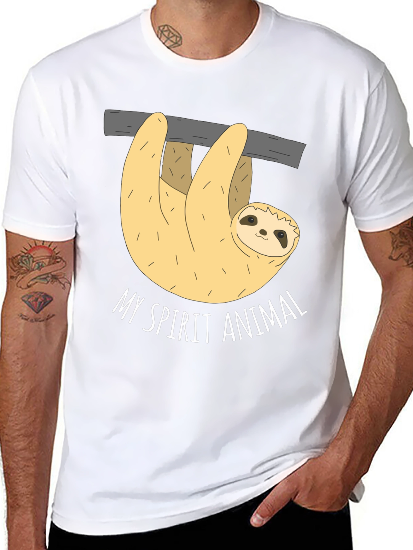 My Spirit Animal Sloth Graphic T-Shirt
