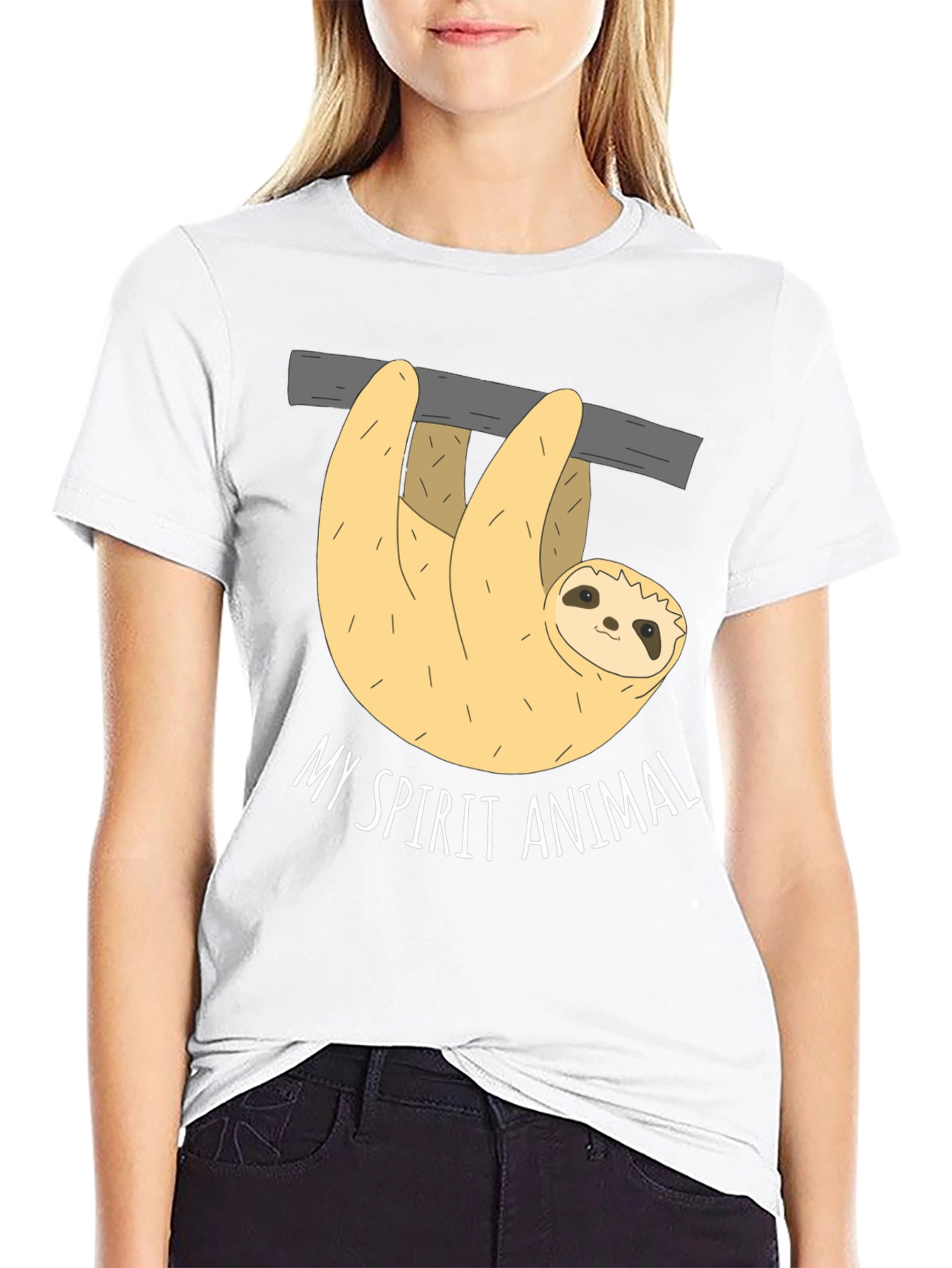 My Spirit Animal Sloth Graphic T-Shirt