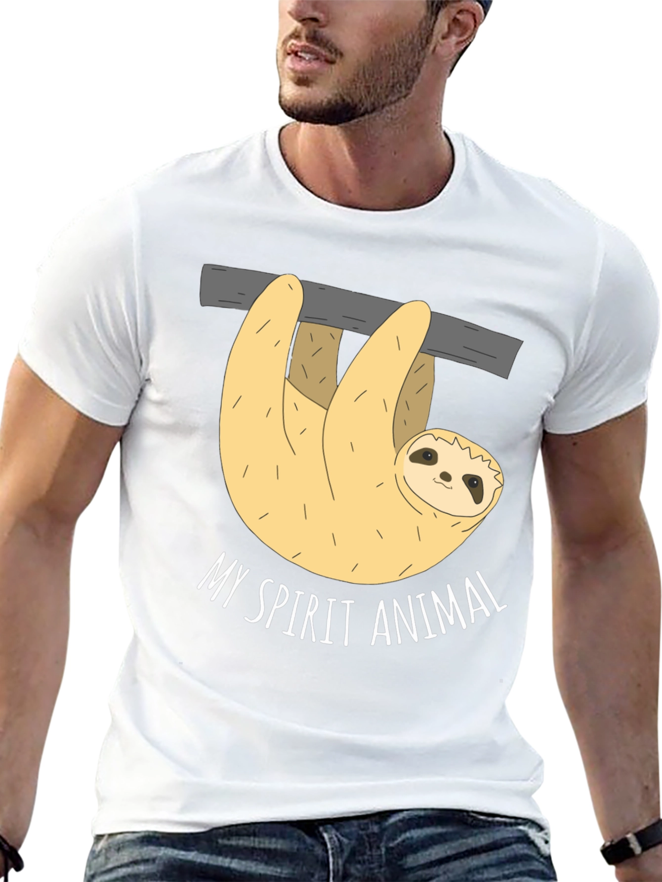 My Spirit Animal Sloth Graphic T-Shirt