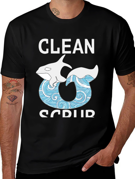 Clean & Scrub Orca Graphic Tee