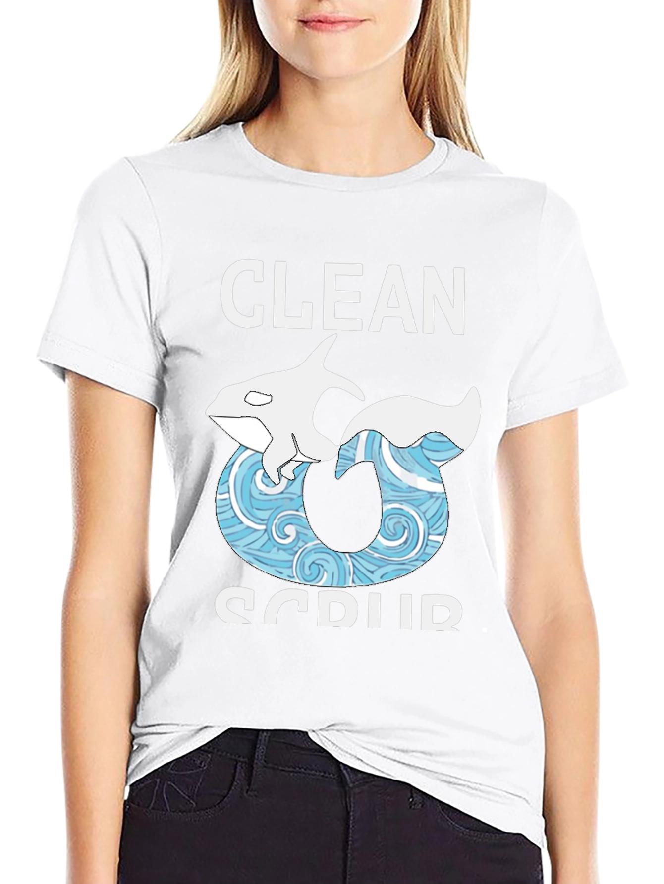 Clean & Scrub Orca Graphic Tee
