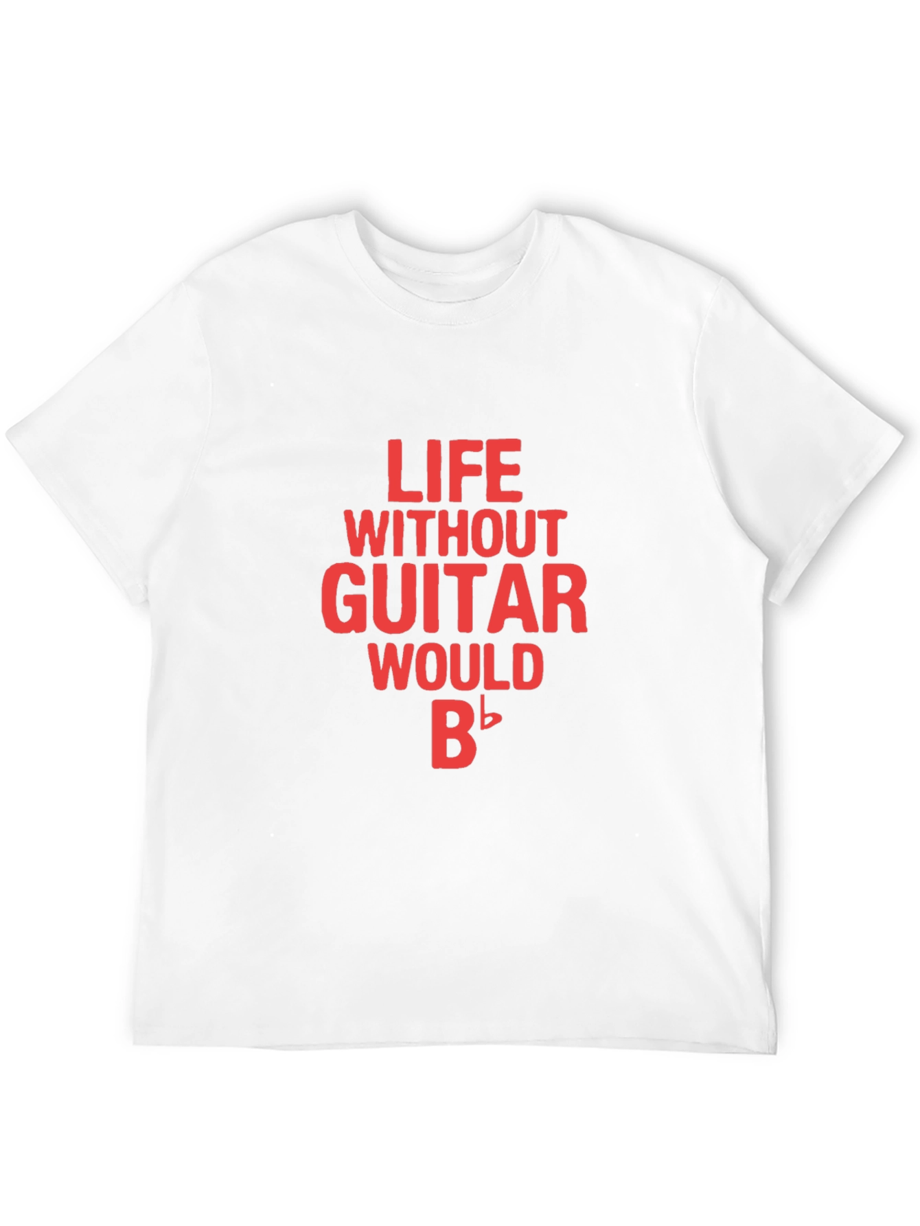 Life Without Guitar Black Tee Shirt