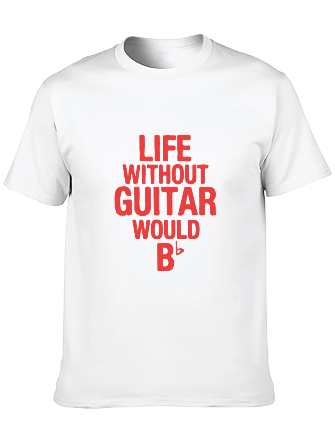 Life Without Guitar Black Tee Shirt