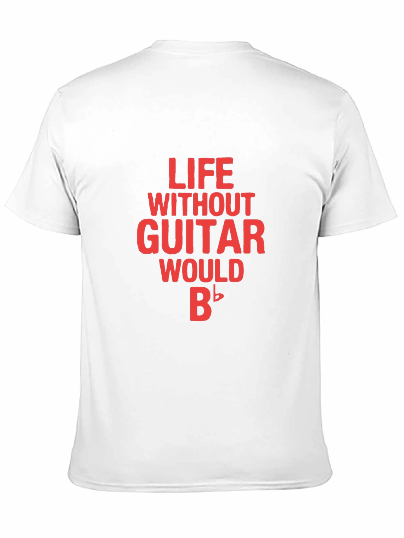 Life Without Guitar Black Tee Shirt