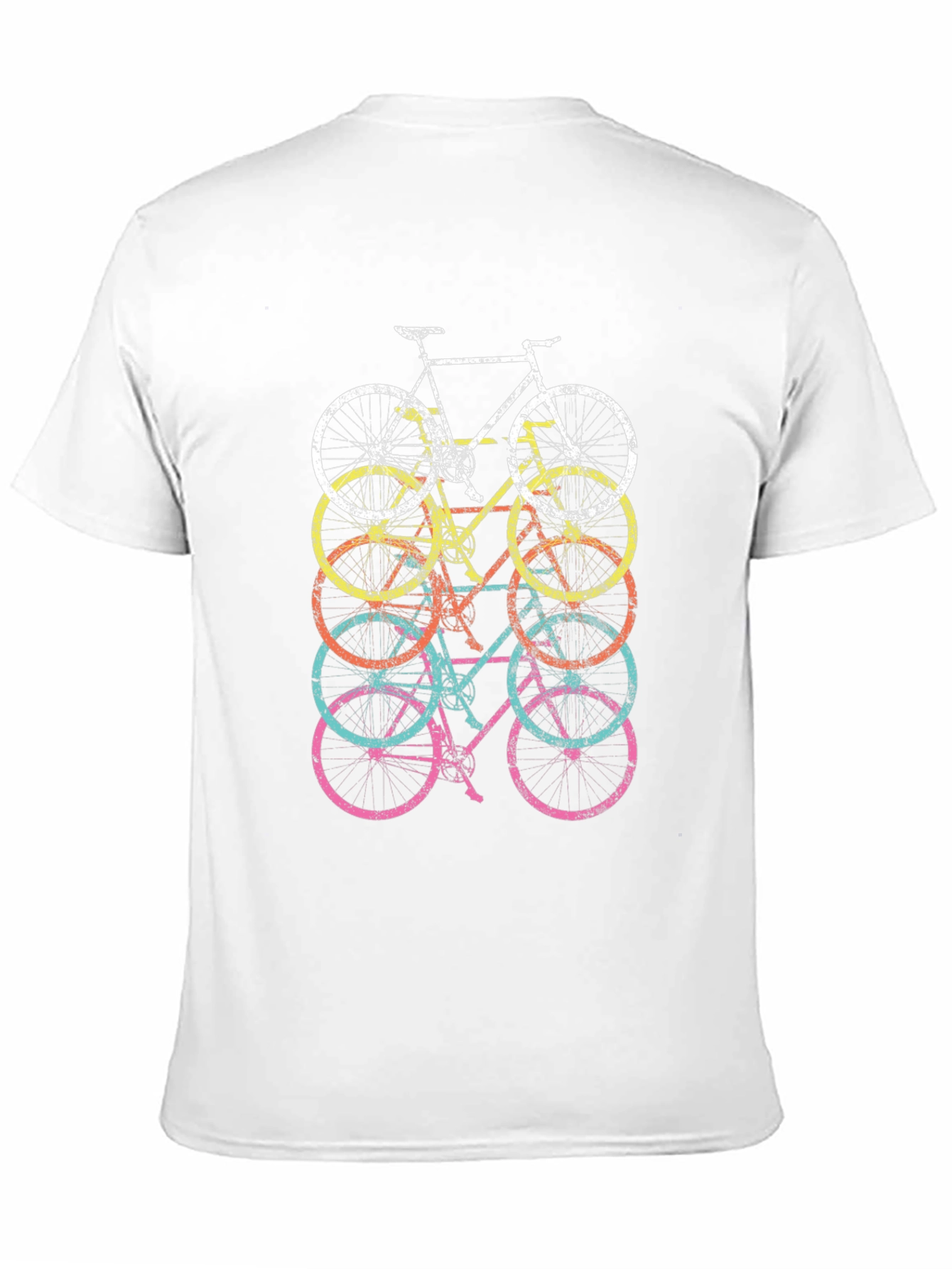 Retro Bicycle Stack Graphic Tee
